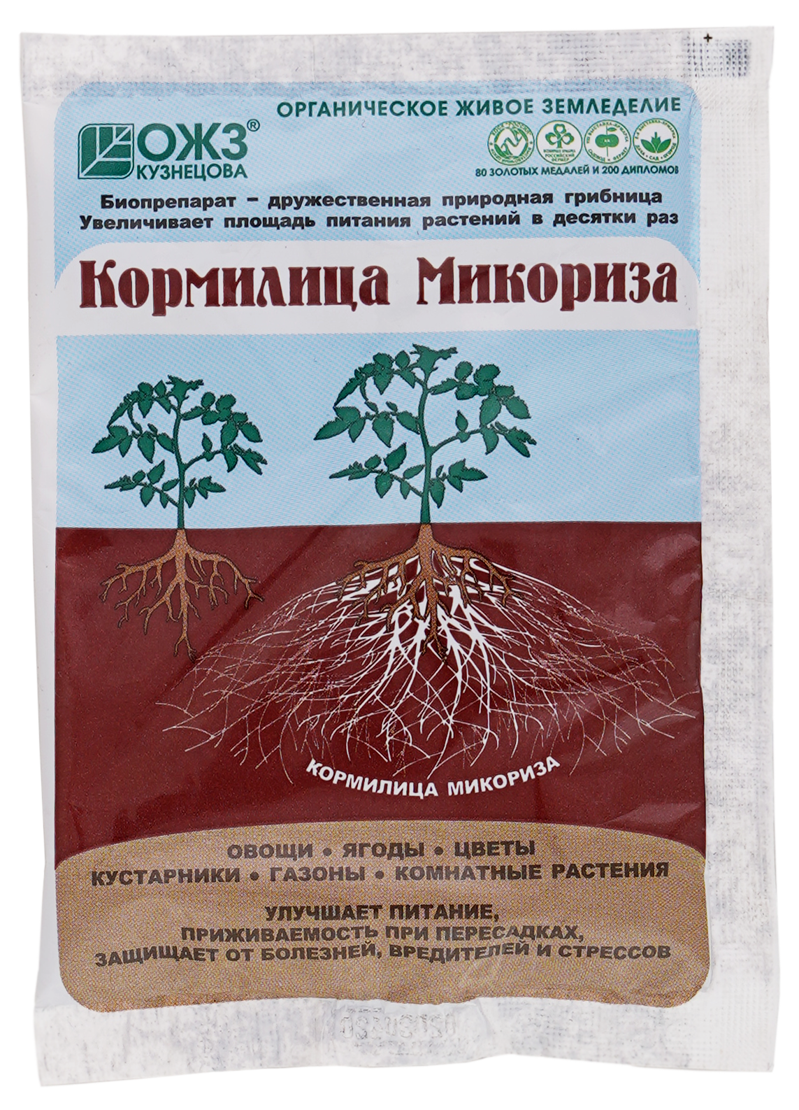 Изображение товара Стимулятор корнеобразования Кормилица Микориза 30 г