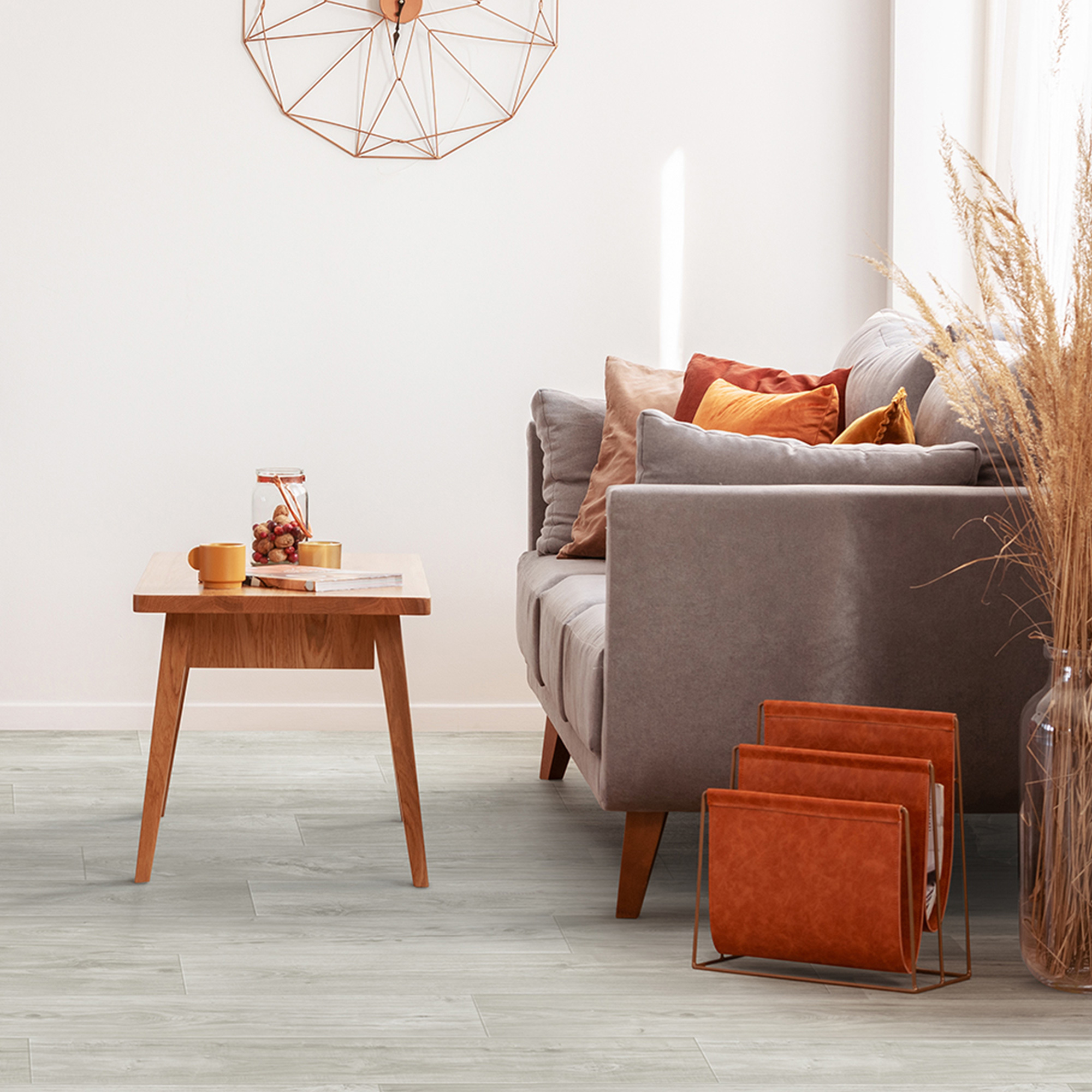 Изображение товара Линолеум Дуб Кейла 21 класс 3 м коричневый древесный рисунок влагостойкий