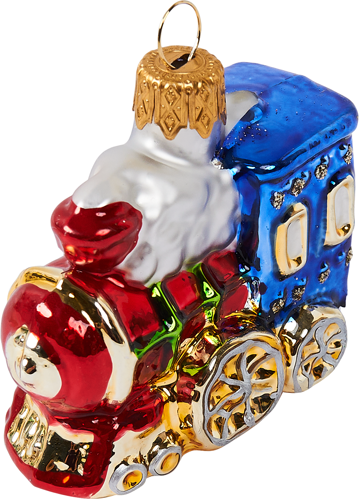 Изображение товара Елочное украшение Паровоз ФУ-607 Коломеев 6x5 см