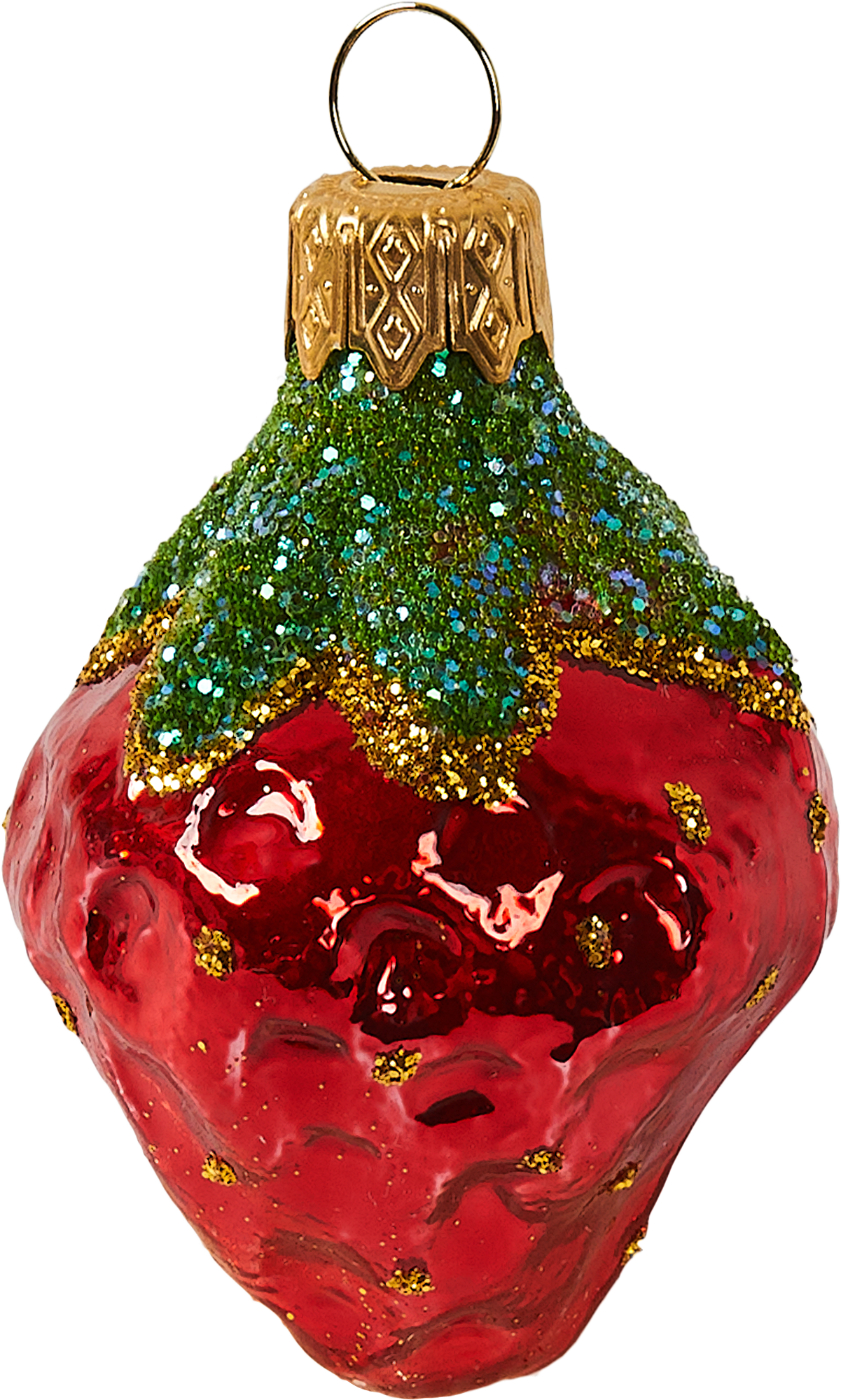 Изображение товара Елочное украшение Клубничка ФУ-71 Коломеев 6x5 см