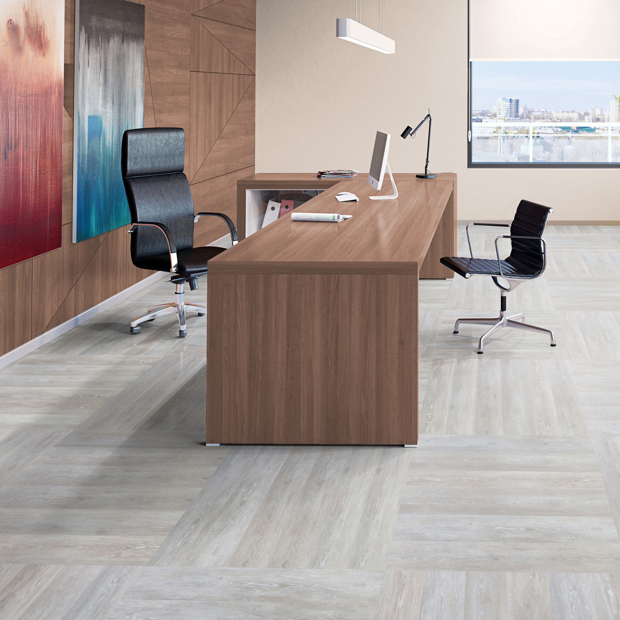 Изображение товара ПВХ плитка "Beat Wim" 42 класс 2. 7 мм на клей 2, 09 м2 имитация дерева