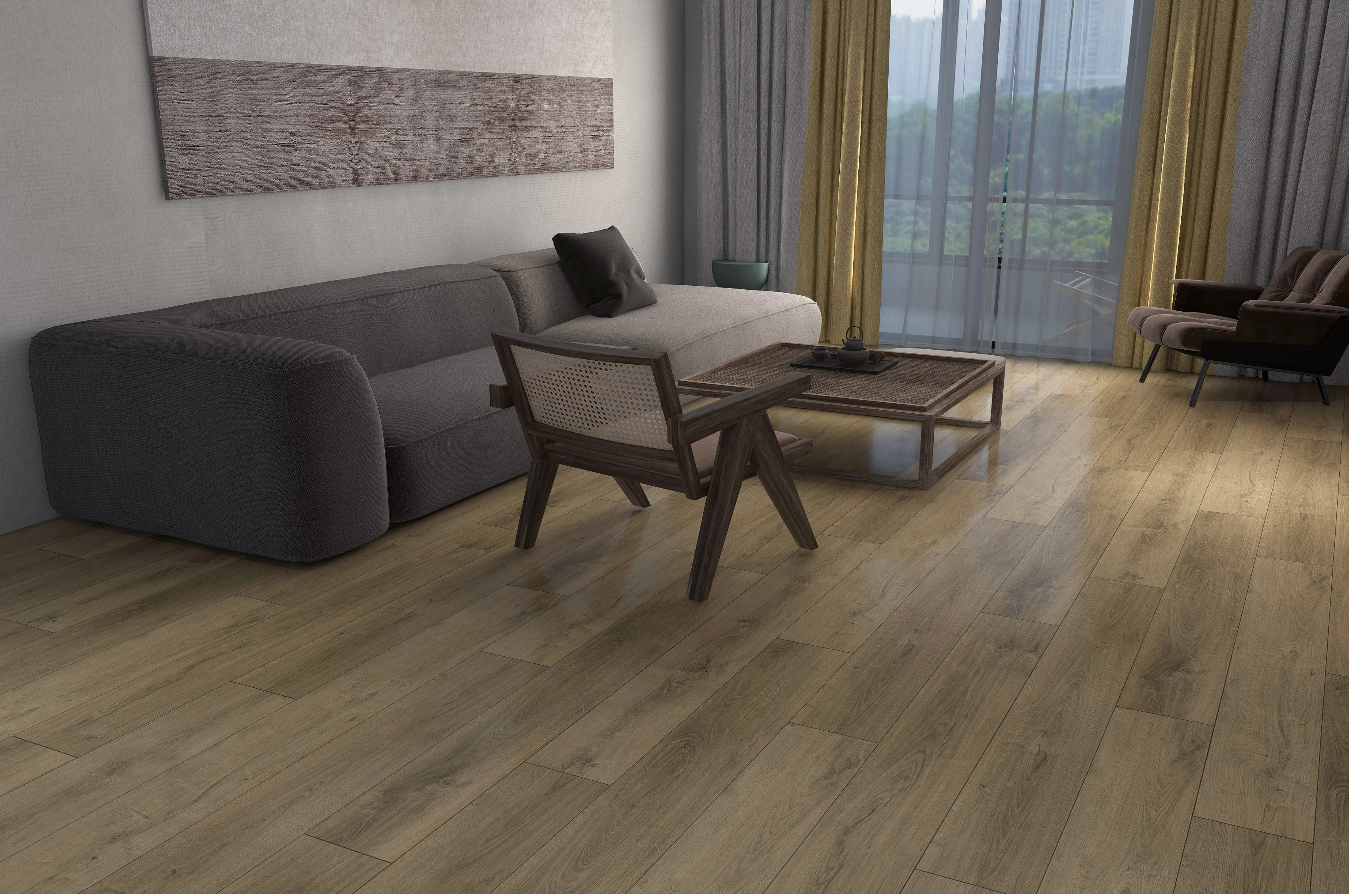 SPC плитка «Grigio Albero» 43 класс толщина 4 мм 3.0699 м² - 9