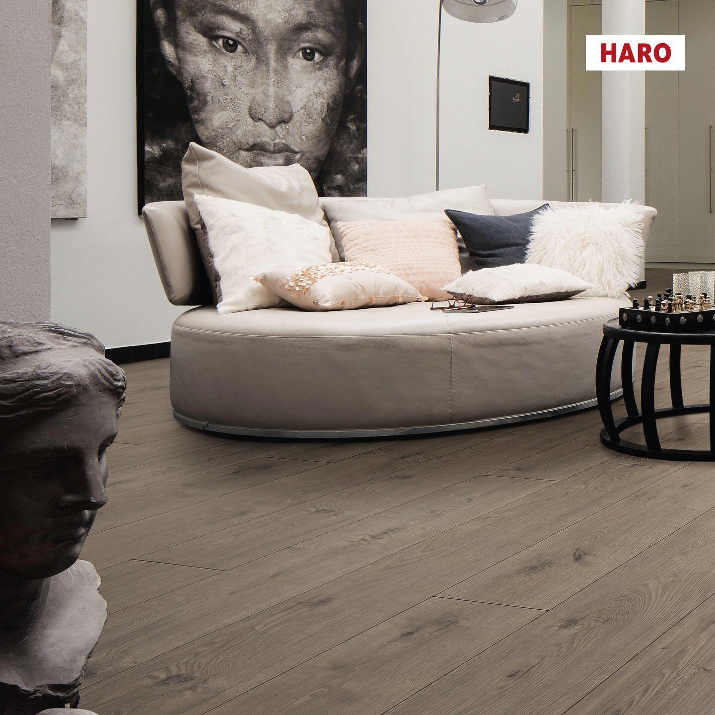 Изображение товара Ламинат HARO Дуб Портлэнд серый 32 класс 8 мм фаска 2.68 м²