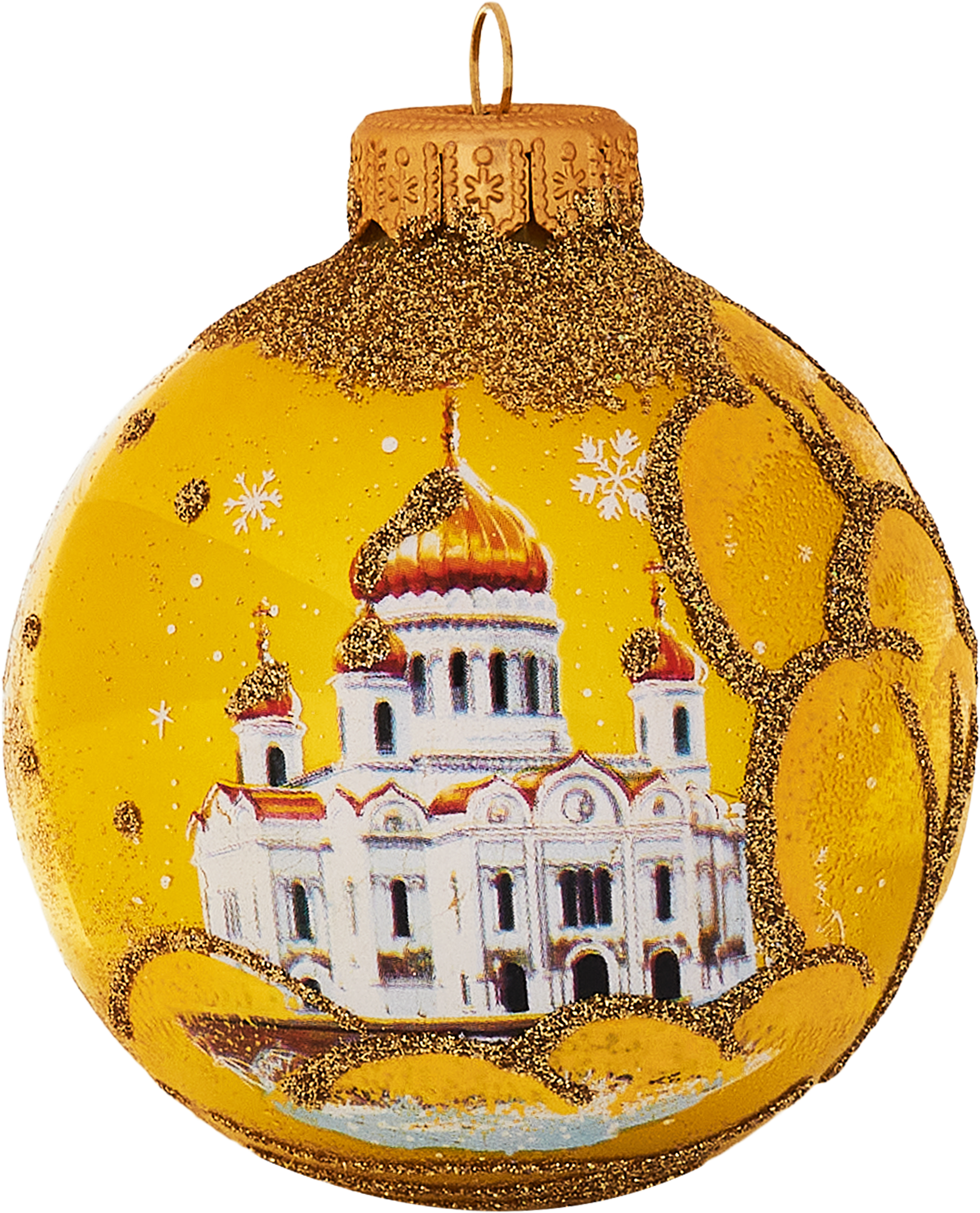 Изображение товара Шар ёлочный Храм Христа Спасителя стекло ø80 см