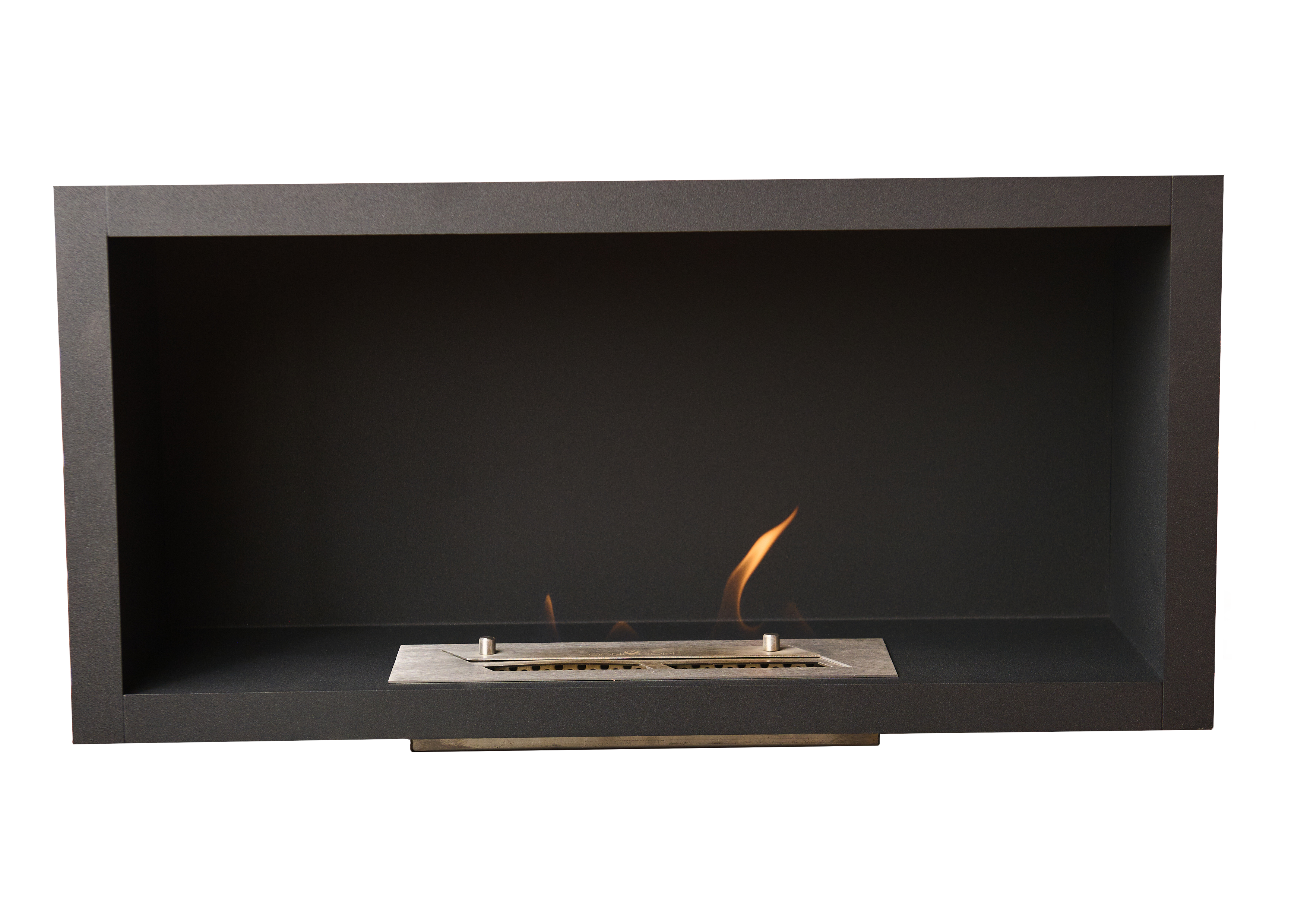 Изображение товара Биокамин настенный встраиваемый Ognivdom Нафаня Ф700 черный для дома с функцией обогрева