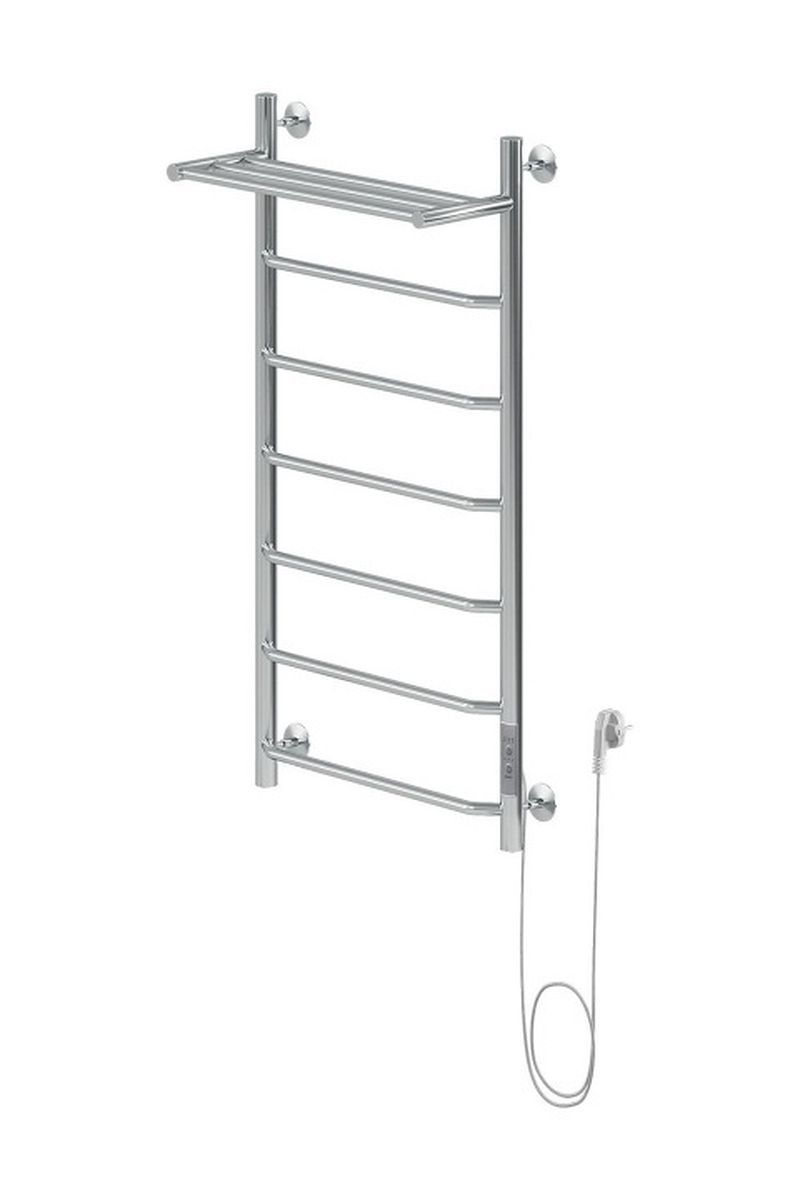 Изображение товара Электрический полотенцесушитель Aquanet 00282000 500x1000 мм 103 Вт с полкой хром