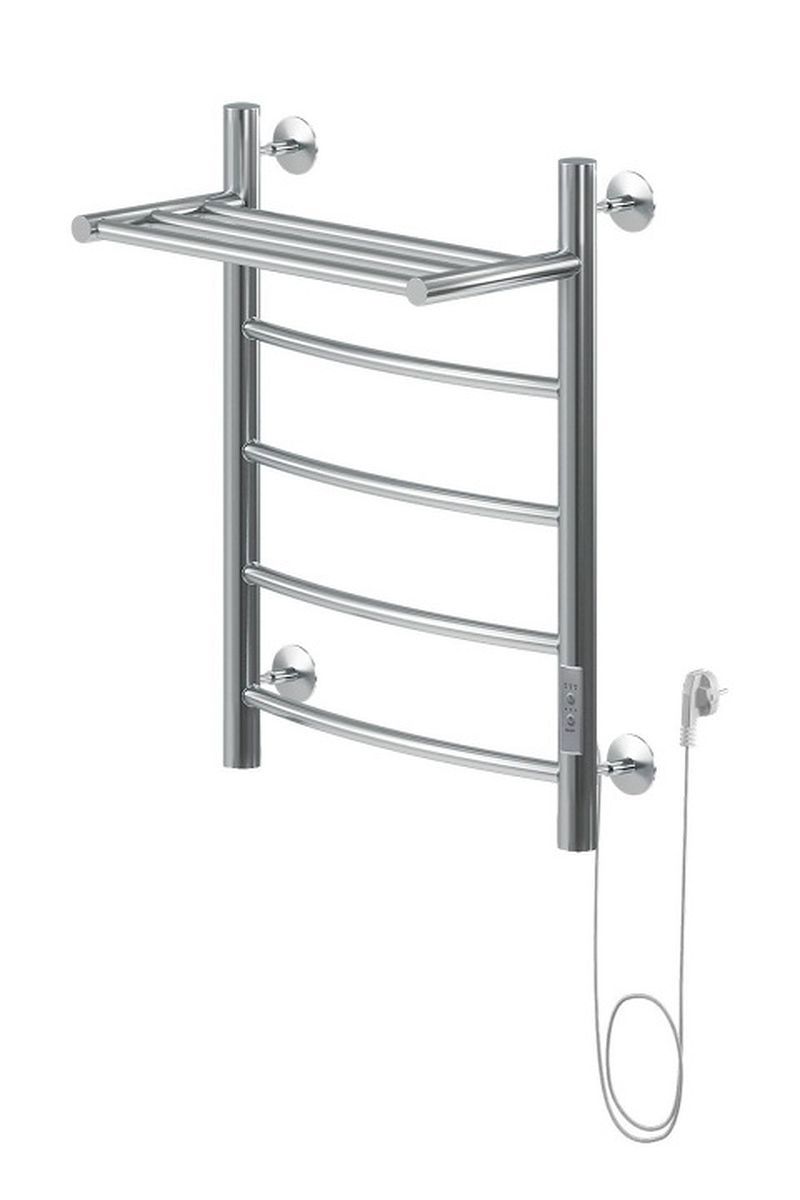 Изображение товара Электрический полотенцесушитель Aquanet 00281990 с полкой 600x560 мм хром