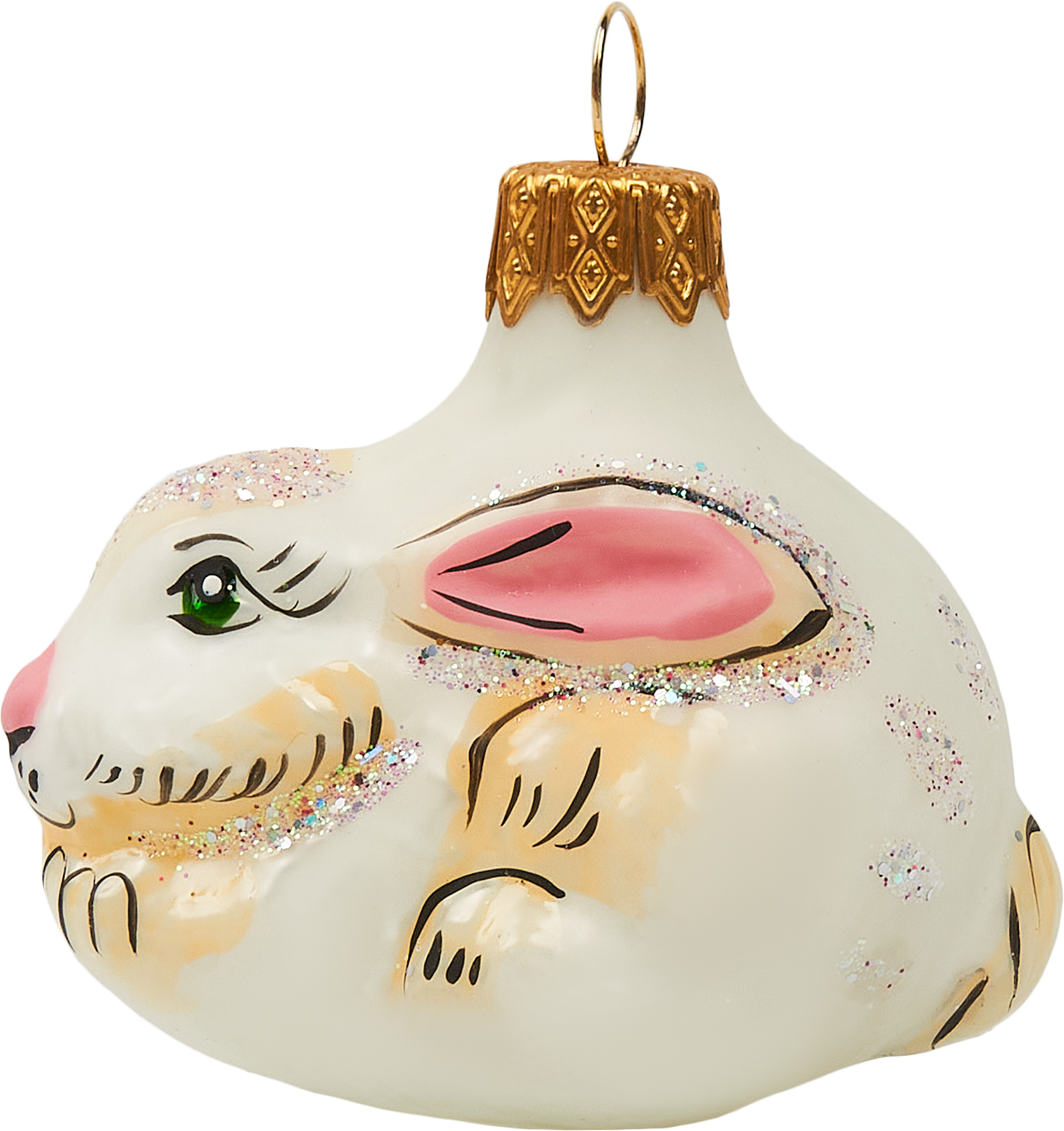 Изображение товара Ёлочное украшение Кролик ФУ-369 Коломеев 6x5 см праздничная елочная игрушка