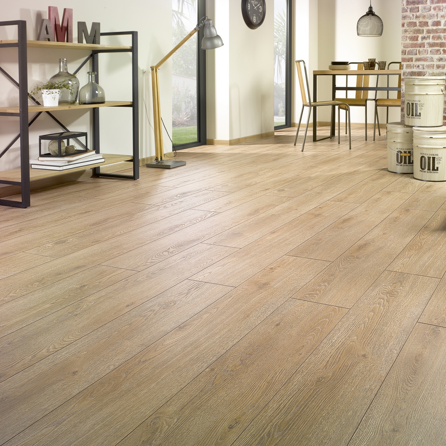 Изображение товара Ламинат Alsafloor Osmoze Praline Oak 33 класс влагостойкий 8 мм фаска 2.22 м²