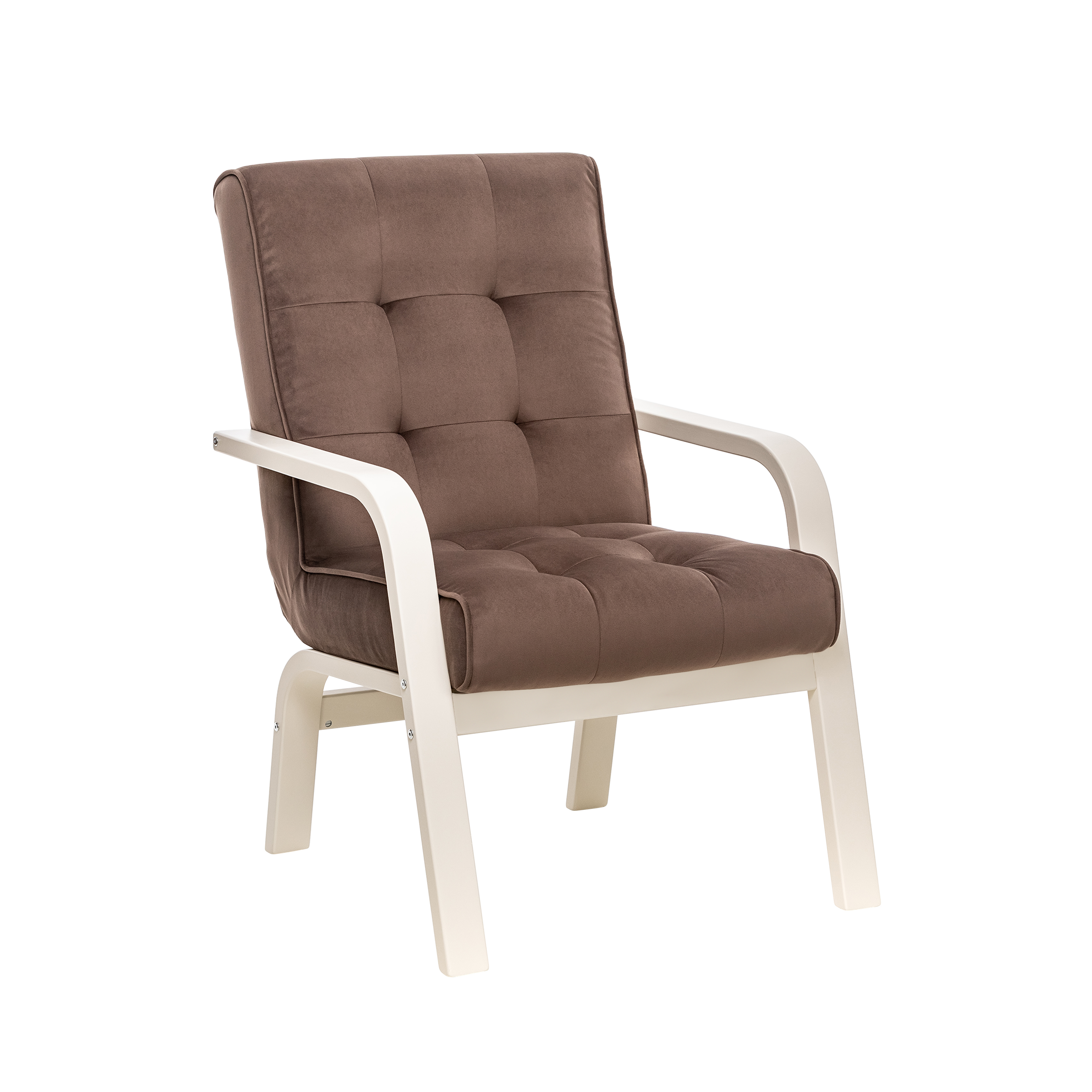 Изображение товара Кресло Leset 8159 Модена 66x96x80 см велюр цвет коричневый