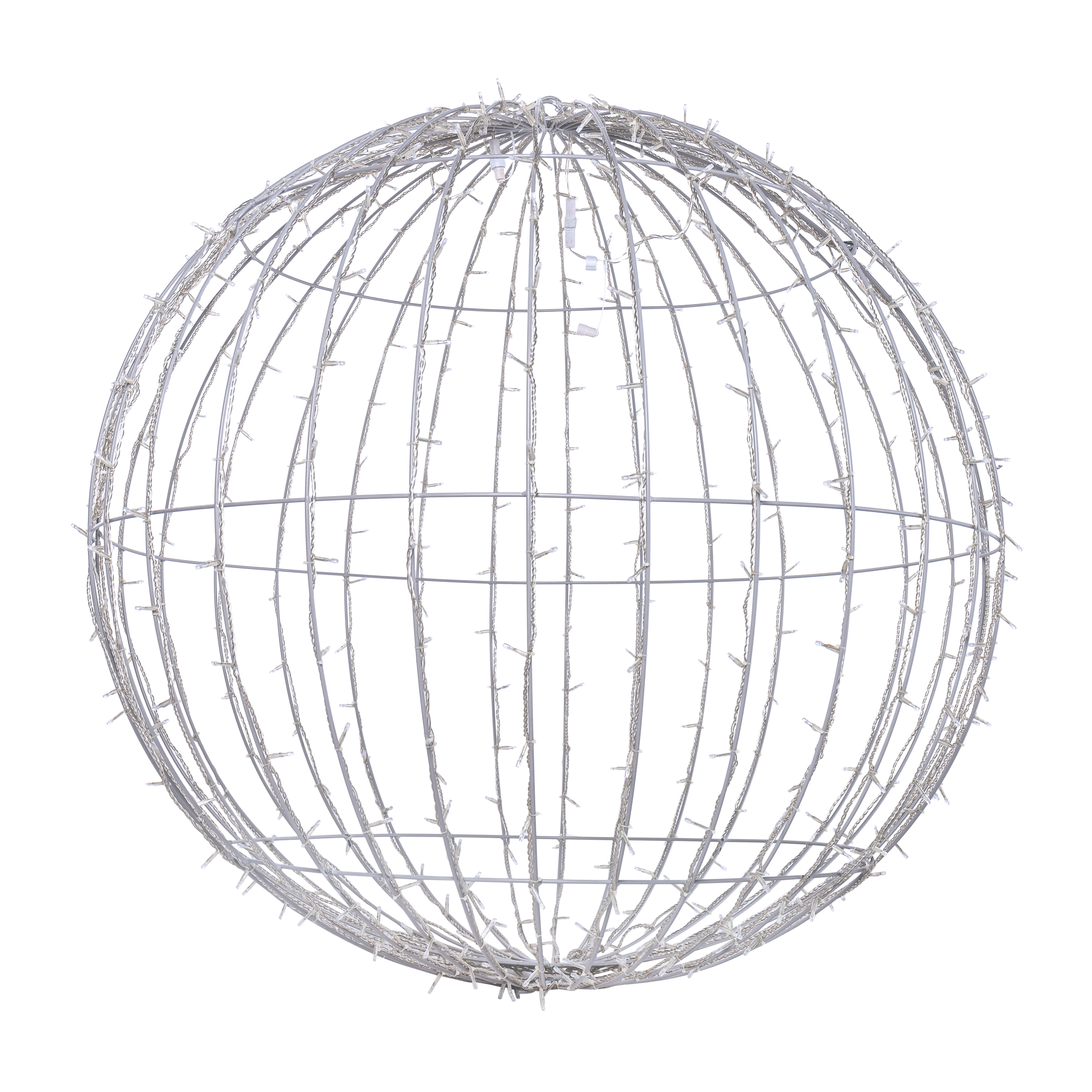 Изображение товара Светящаяся электрическая фигура Шар 120 см 600 LED пластик белый свет