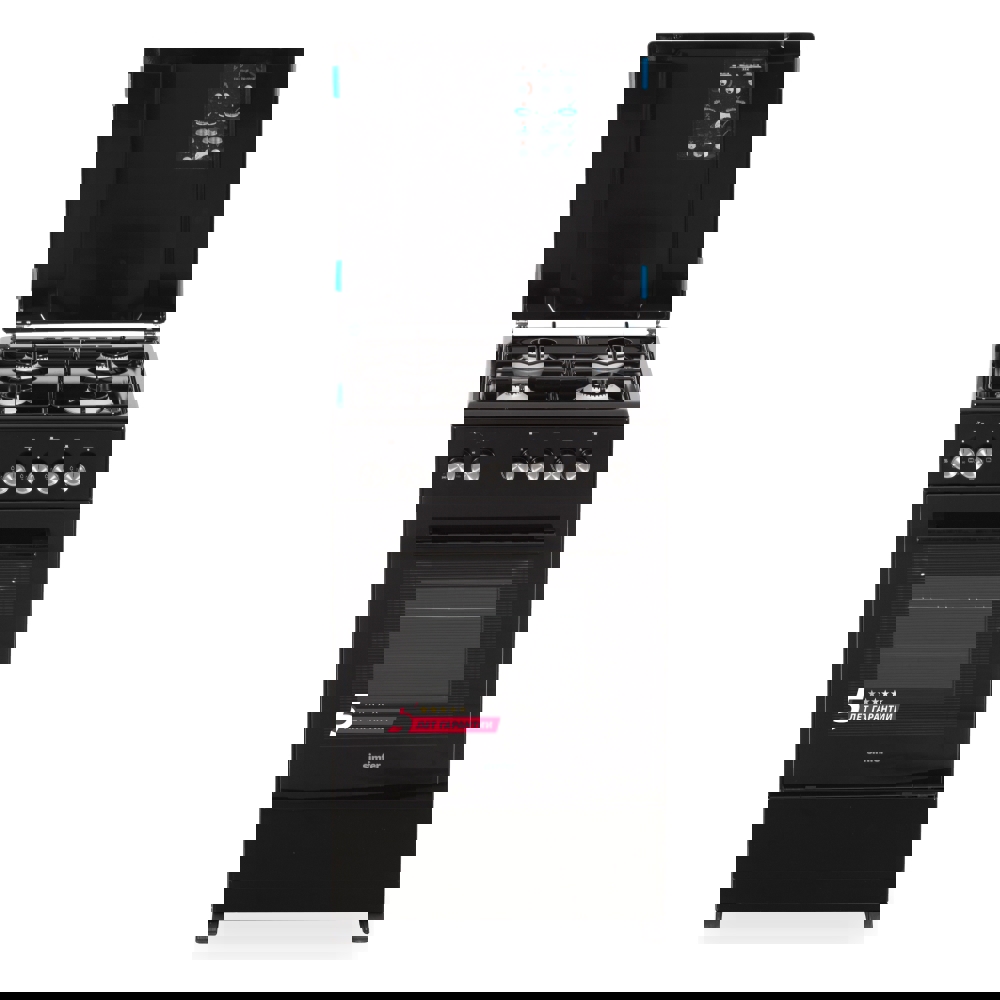 Изображение товара Газовая плита с духовкой Simfer F50MB43011 50x90 см черная для дома