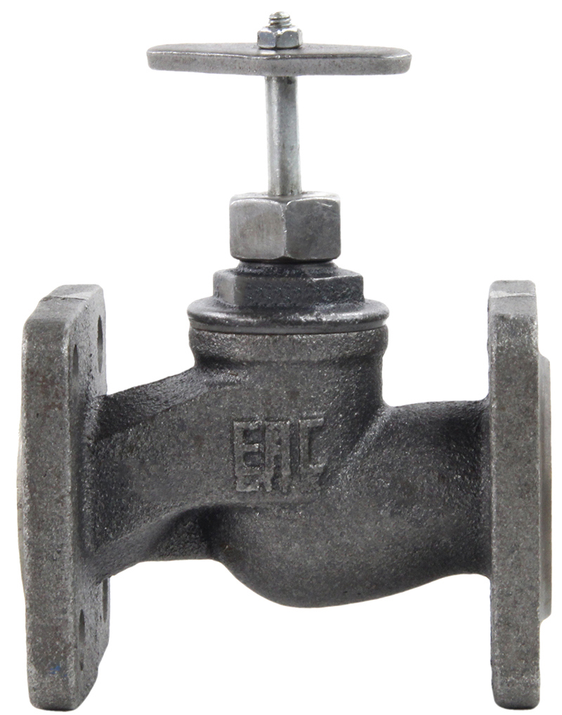 Изображение товара Клапан запорный Китай D090-00685 чугунный фланцевый