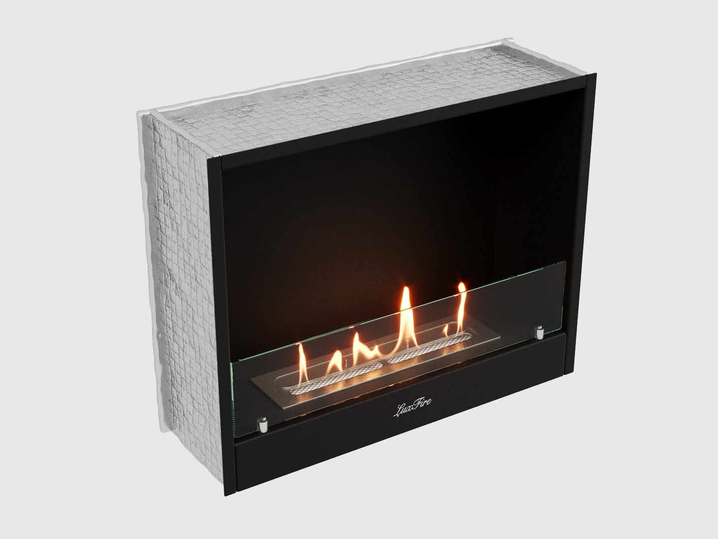 Изображение товара Встраиваемый биокамин Lux Fire Фаер Бокс 1-25,5 для глухих ниш