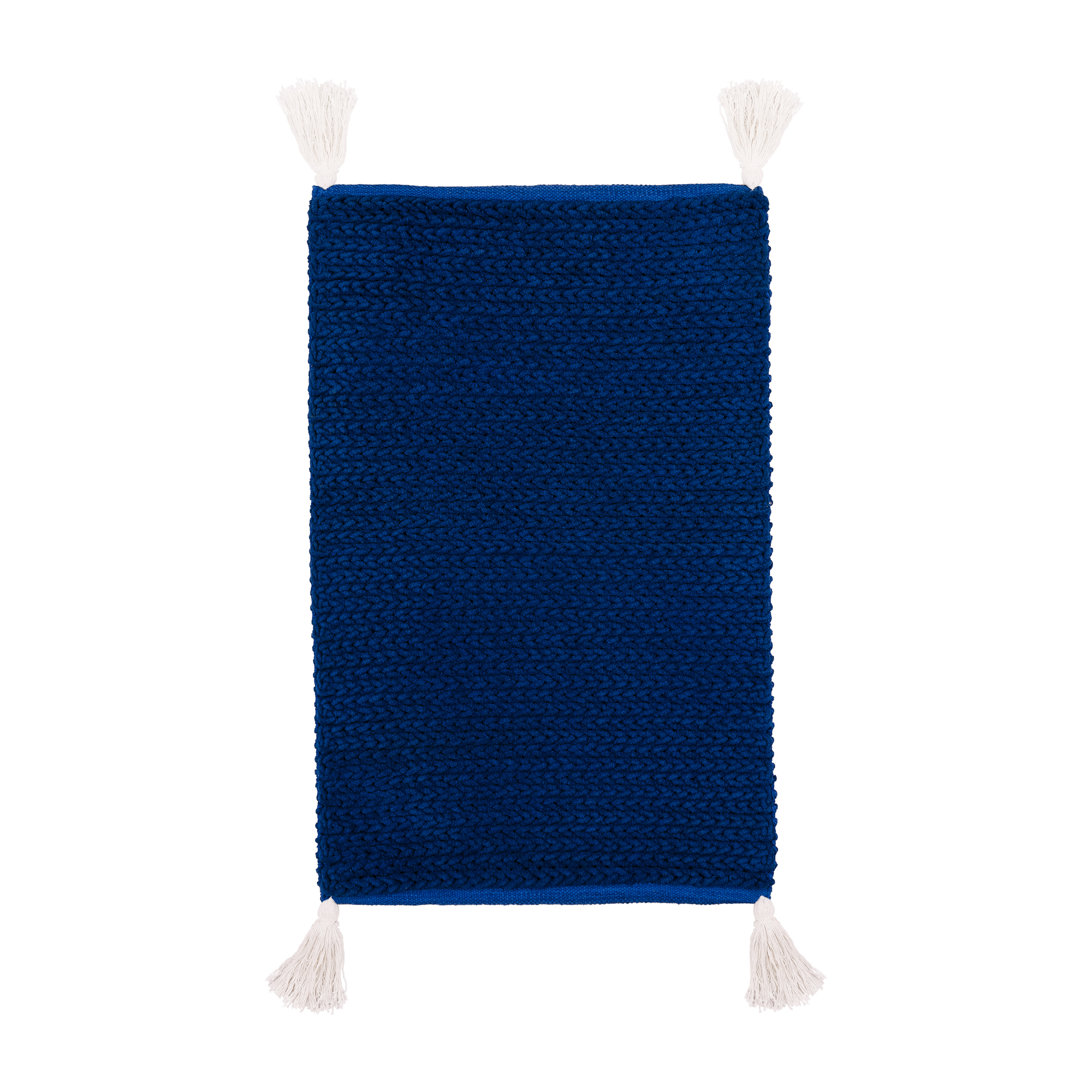 Изображение товара Коврик для ванной комнаты Moroshka Maritime 60х90 см цвет сине-белый