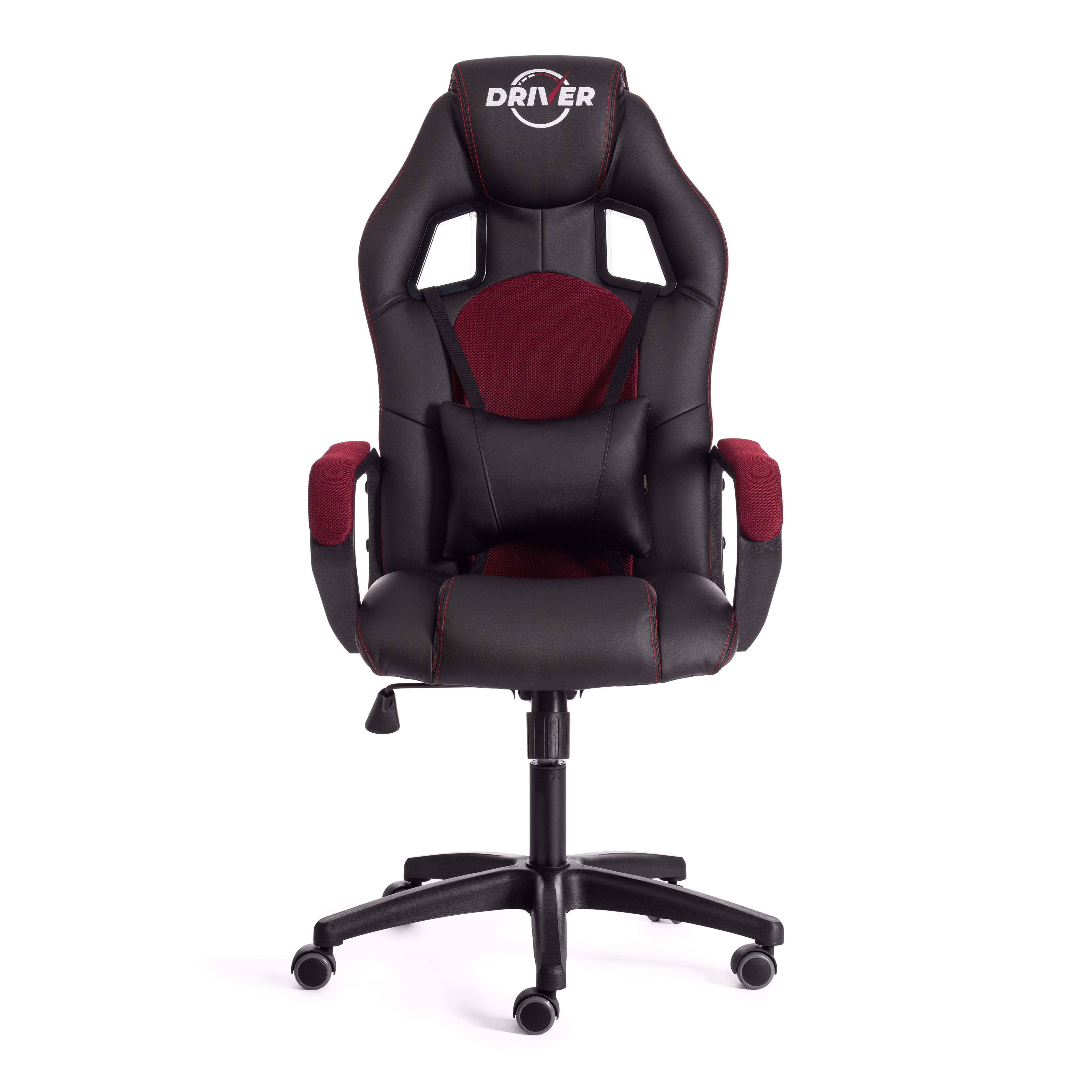 Изображение товара Компьютерное кресло Tetchair Driver эко-кожа черный/бордо