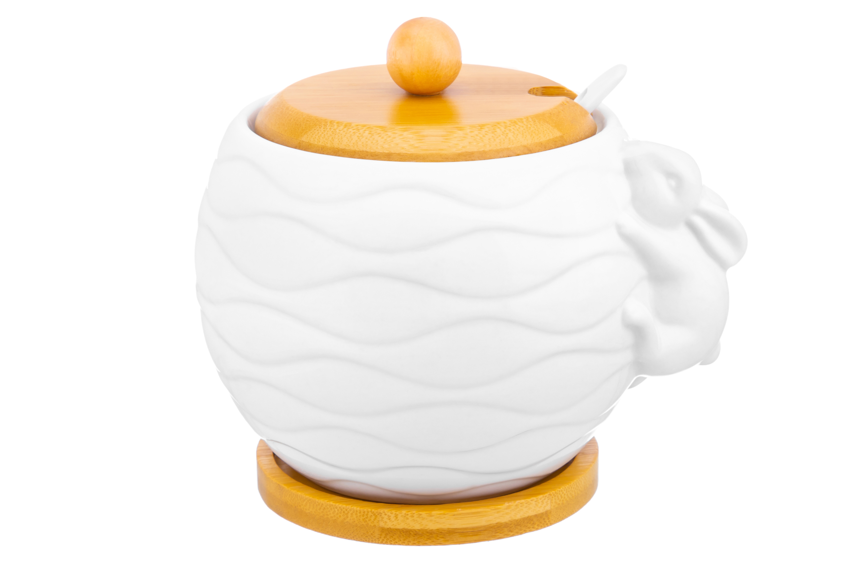 Изображение товара Сахарница Elan Gallery Кролик из фарфора 620 мл к Новому году и Пасхе