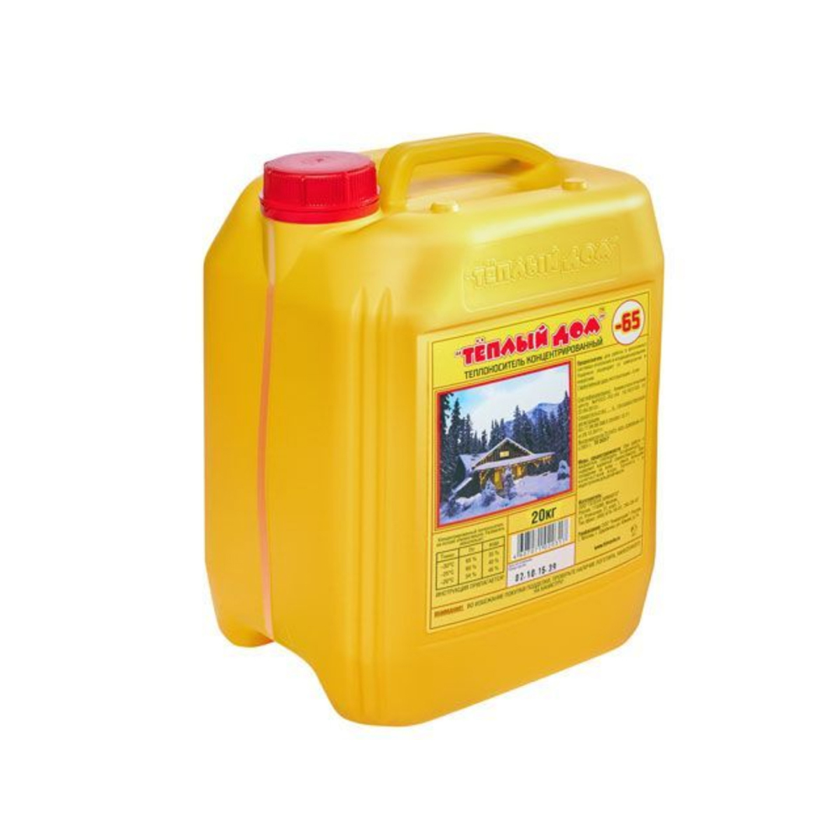 Изображение товара Теплоноситель Теплый дом 27659 Ethylene Glycol Concentrate -30°C 20 кг - для систем отопления