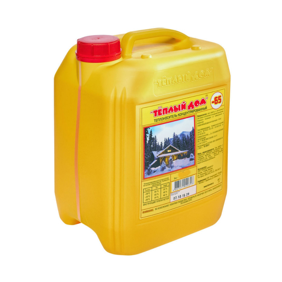Изображение товара Теплоноситель Теплый дом 27658 -30°C 10 кг этиленгликоль концентрат