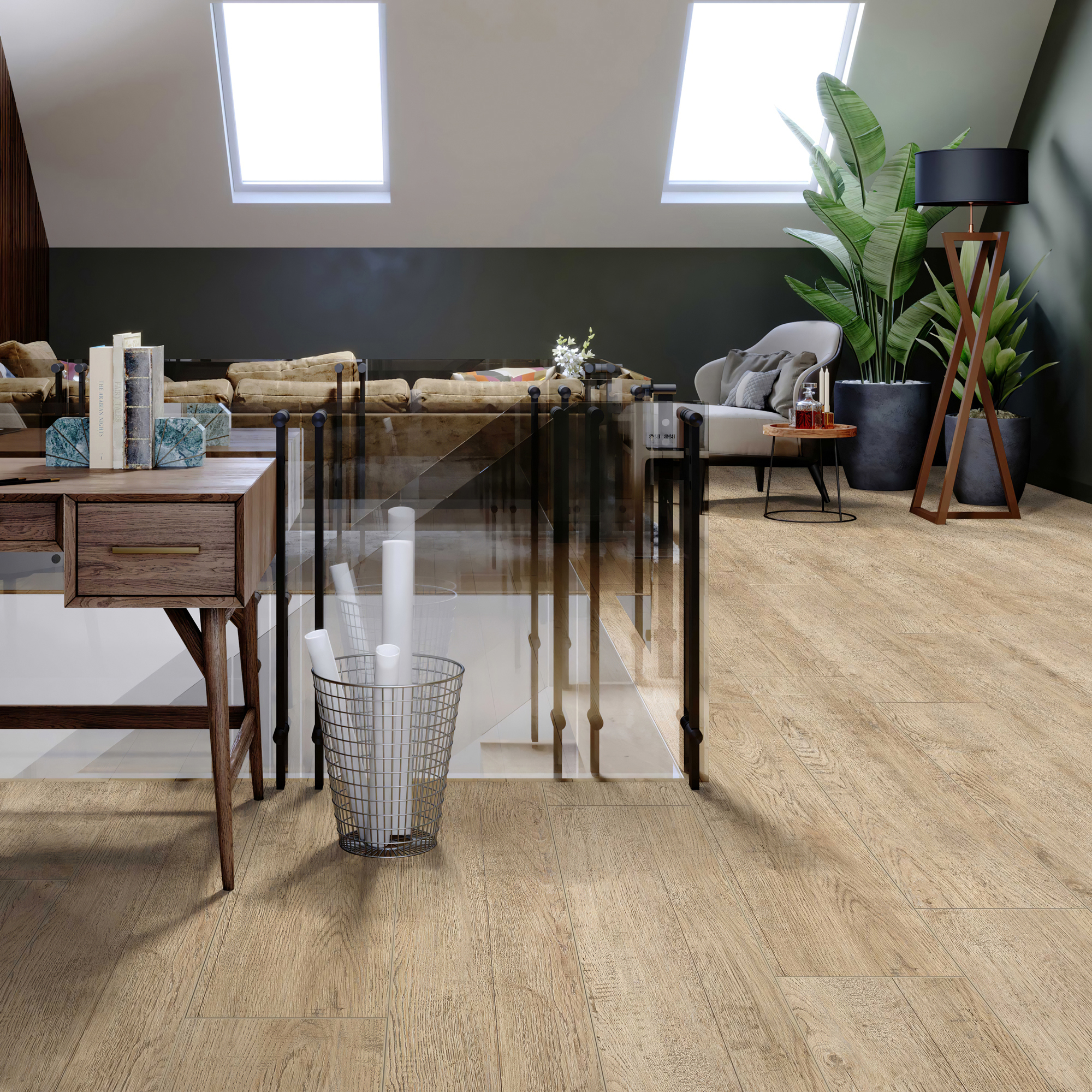 Изображение товара SPC плитка CronaFloor Etna дуб латина 3.5 мм водостойкая 2.16 м2