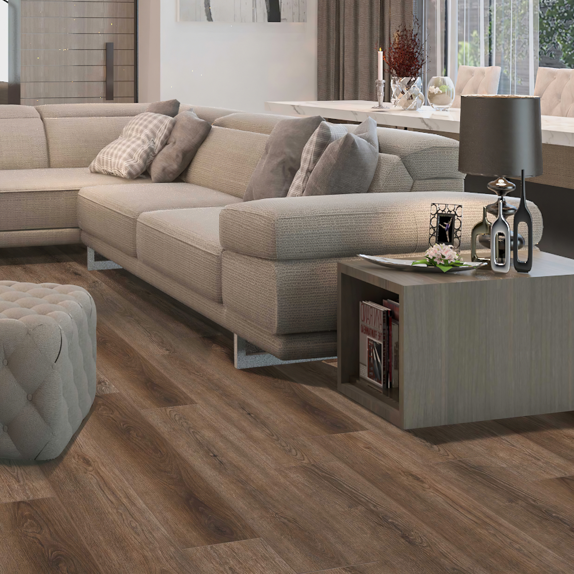 Изображение товара СПК плитка CronaFloor Etna Дуб Бардолино 30x120 см водостойкая