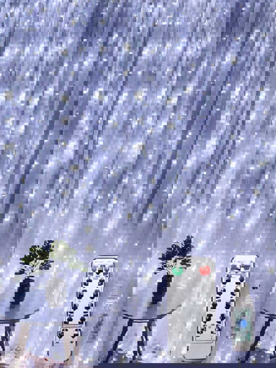 Изображение товара Электрогирлянда универсальная China dans hx-6 600 ламп холодный белый 6 режимов