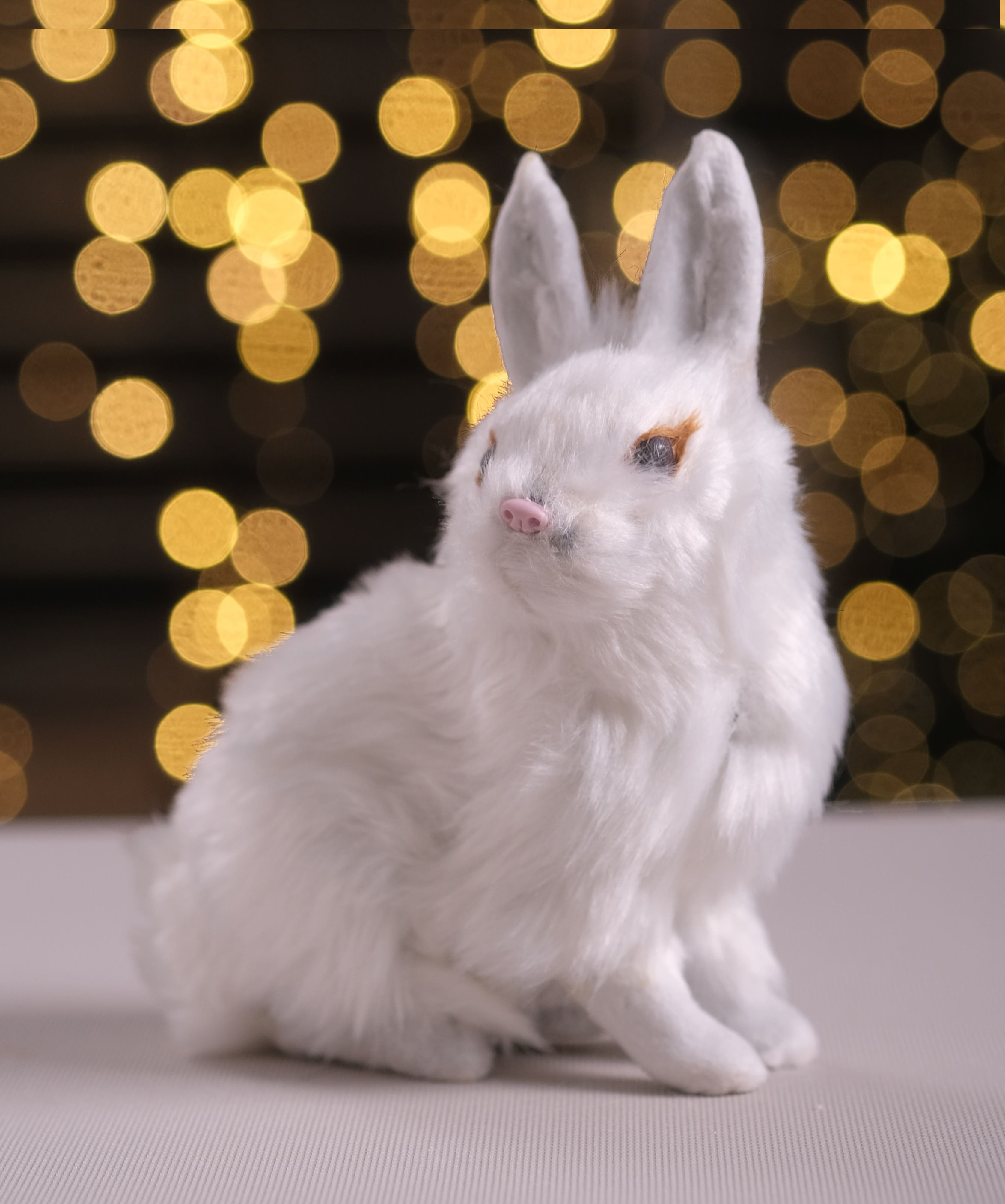 Изображение товара Декоративная фигура животного Merry Green Зайчик 16x14 см ПВХ и искусственный мех