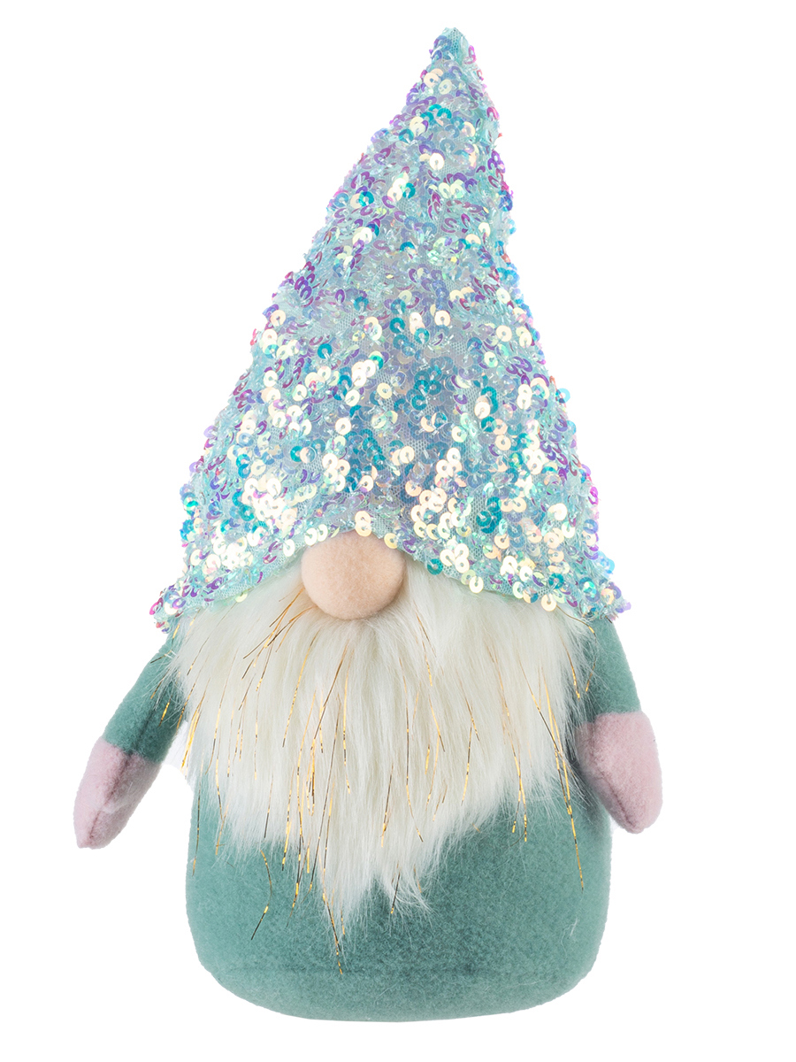 Изображение товара Декоративная фигура Karlsbach гном в голубом колпаке 17x12x33 см