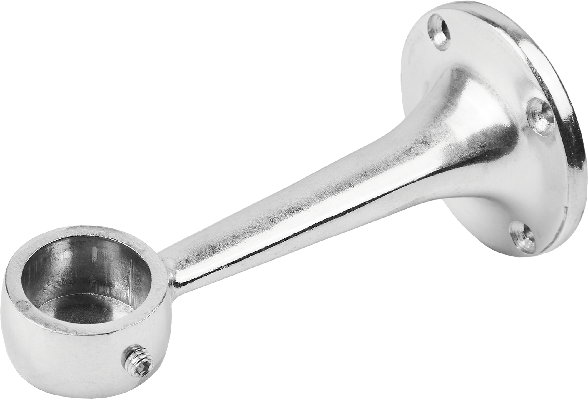 Изображение товара Держатель трубы к стене нерегулируемый усиленный Ø25 хром