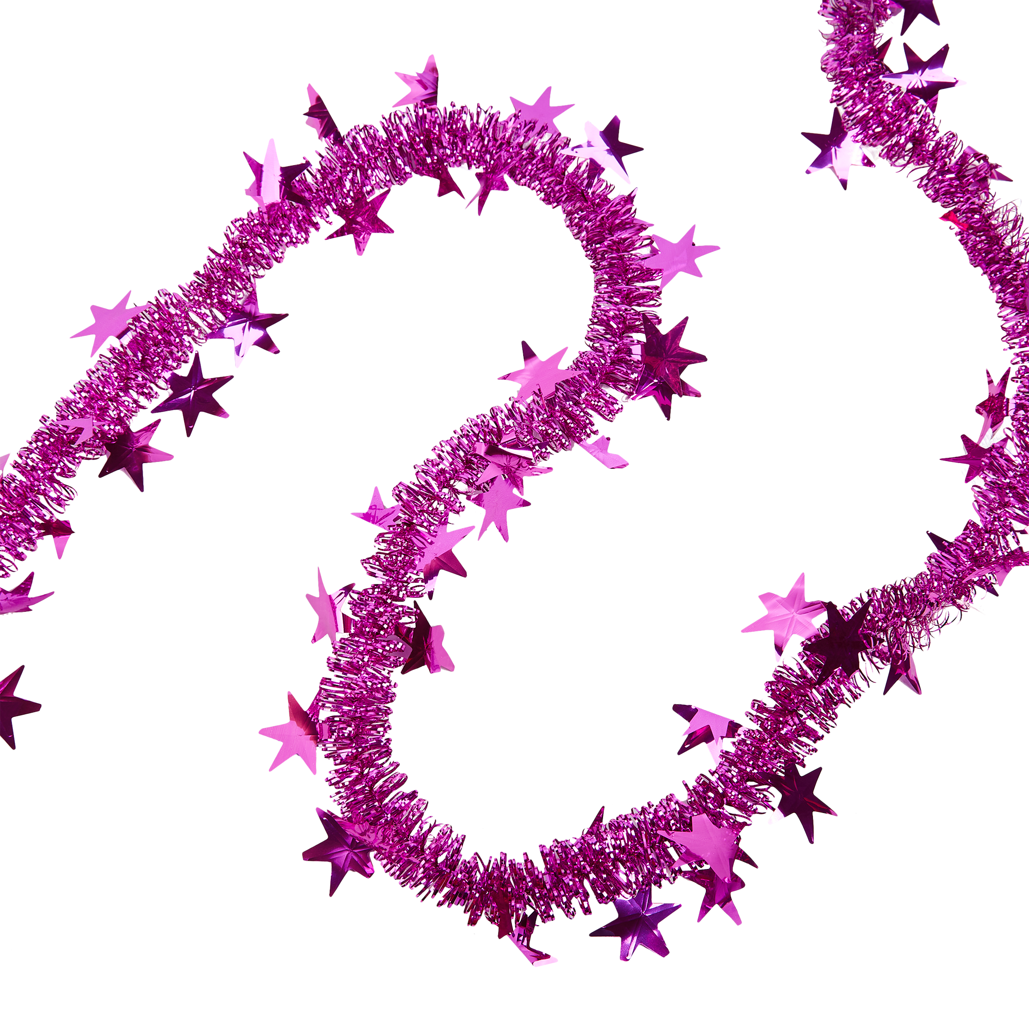 Изображение товара Мишура Млечный путь 270 см сиреневая для елки и декора