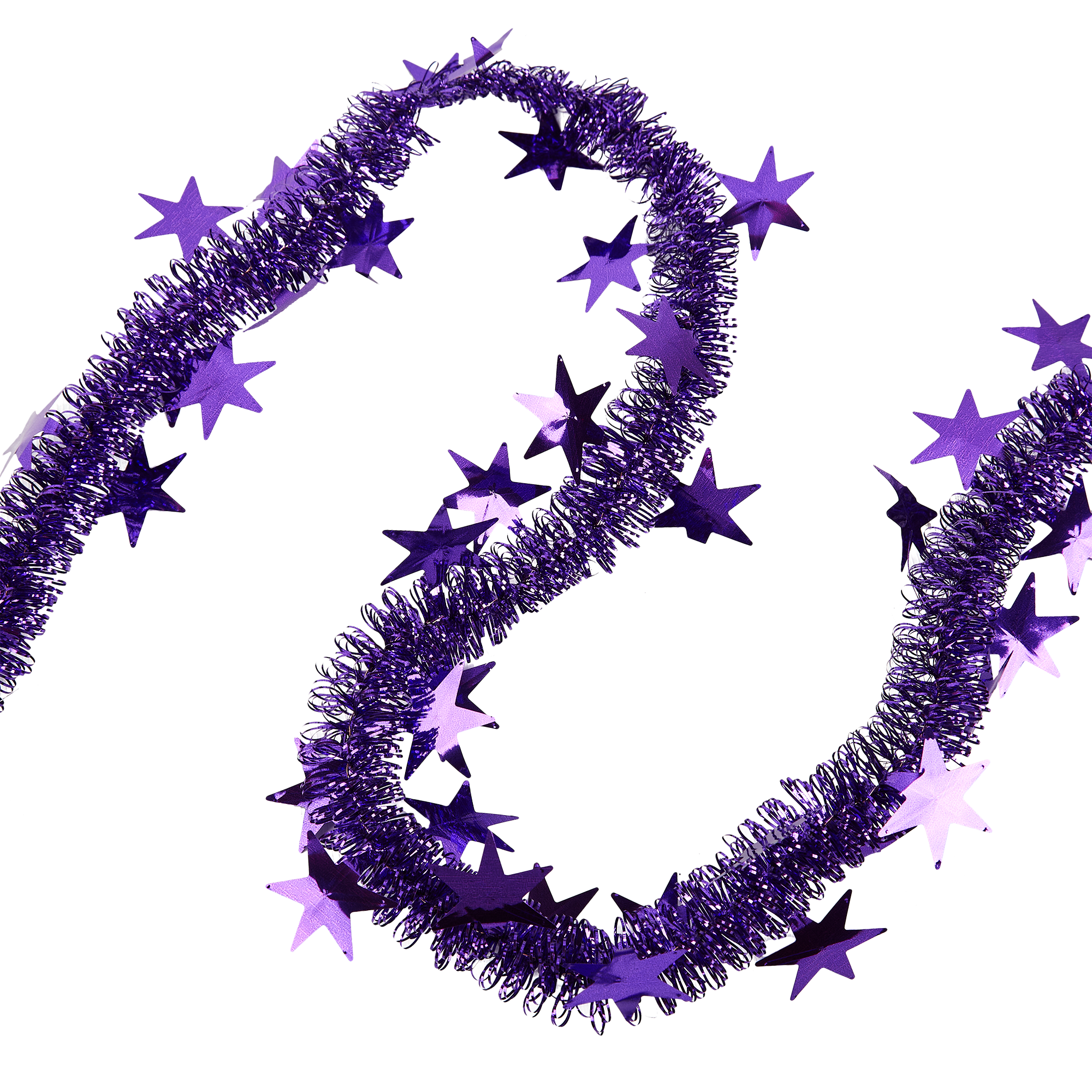 Изображение товара Мишура Млечный путь 270 см цвет фиолетовый