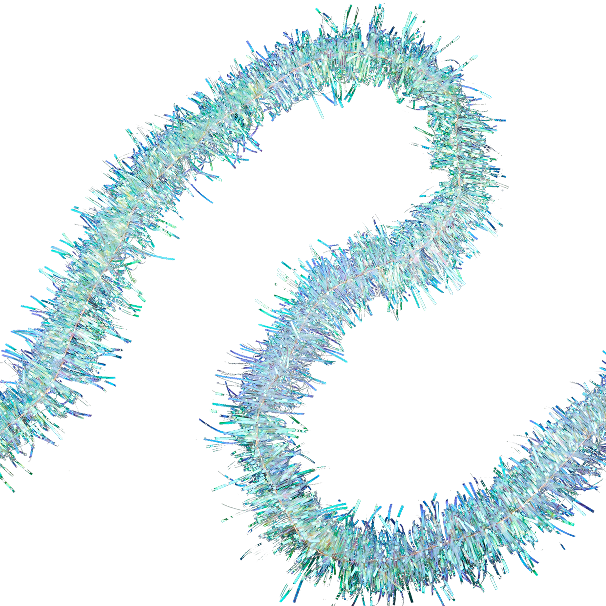 Изображение товара Мишура Карусель радужная 200 см разноцветная для декора и праздников