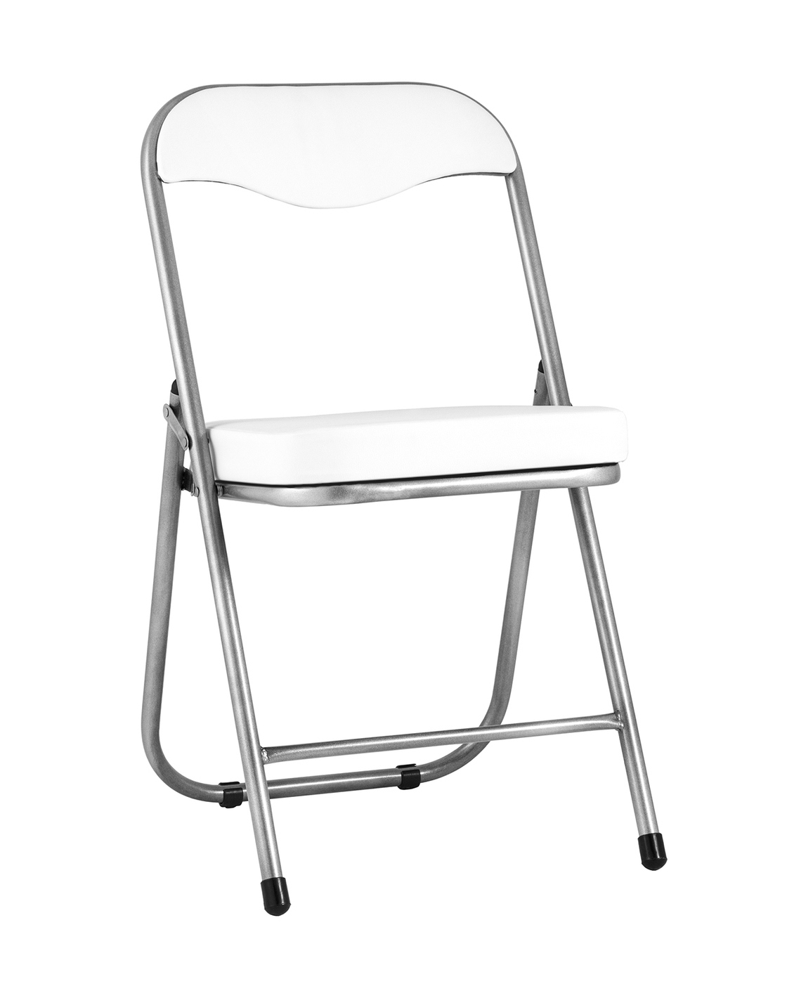 Изображение товара Складной садовый стул Канзас ДЖОН 45х50х80 см белый из экокожи