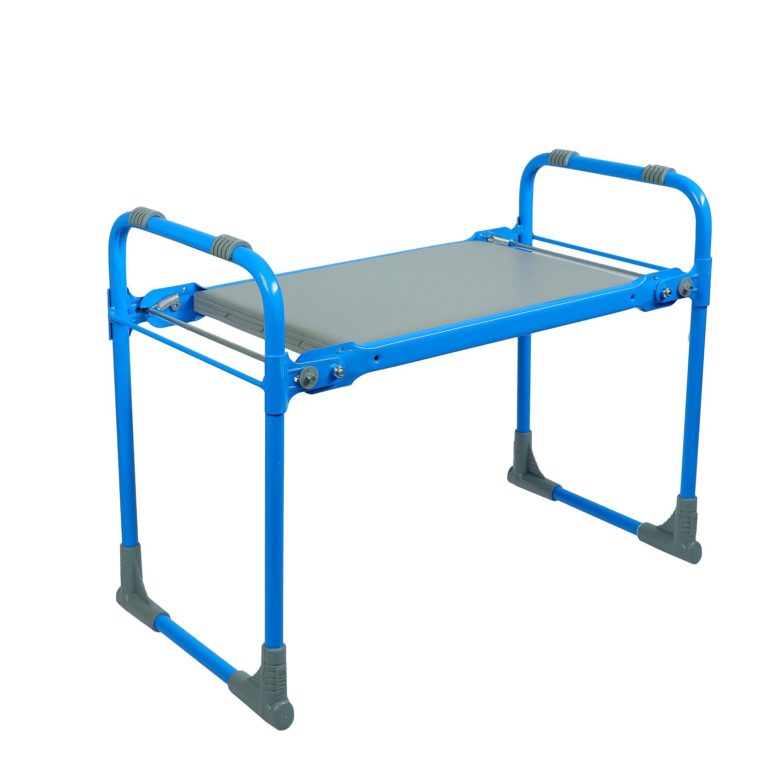 Изображение товара Садовая скамья Nika 30x56x42.5 см из металла синий для дачи и огорода