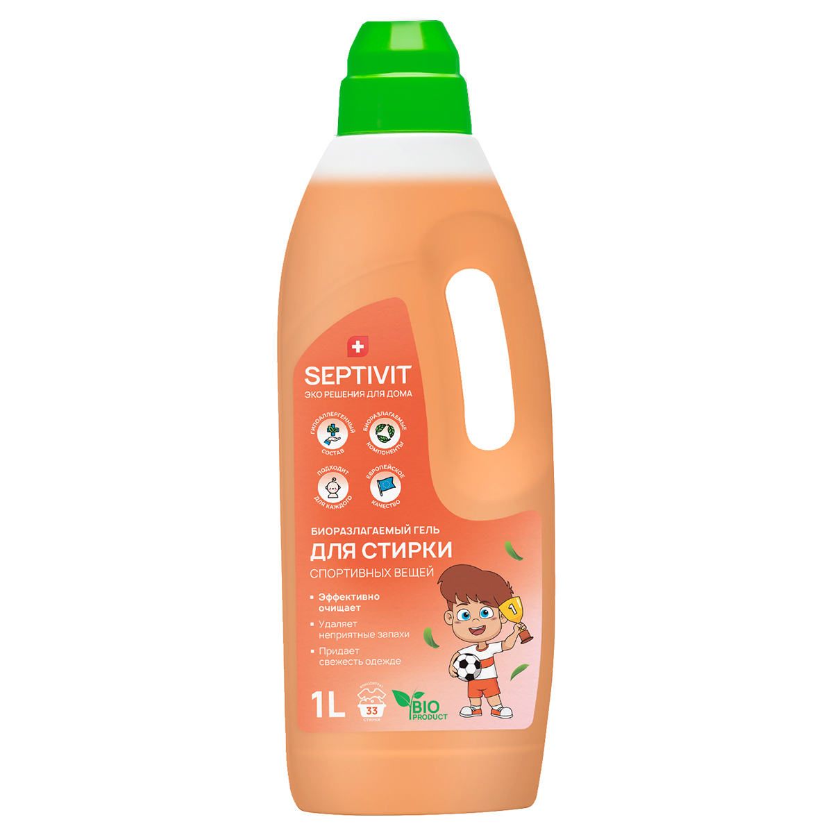 Изображение товара Гель для стирки Septivit SPTV_laundrygel_1000_sport 1 л Изображение товара Гель для стирки Septivit SPTV_laundrygel_1000_sport 1 л
