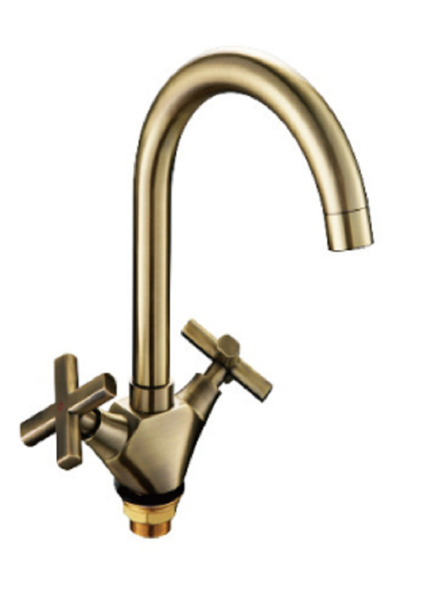 Изображение товара Однорычажный смеситель Mynah M4458b излив 23 см цвет бронза