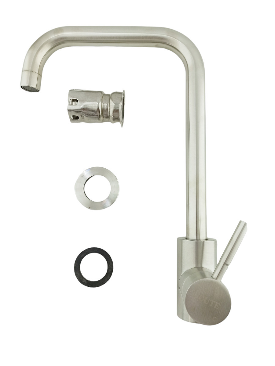 Изображение товара Однорычажный кухонный смеситель Oute T40313b-3 бронза с выносом 26.5 см