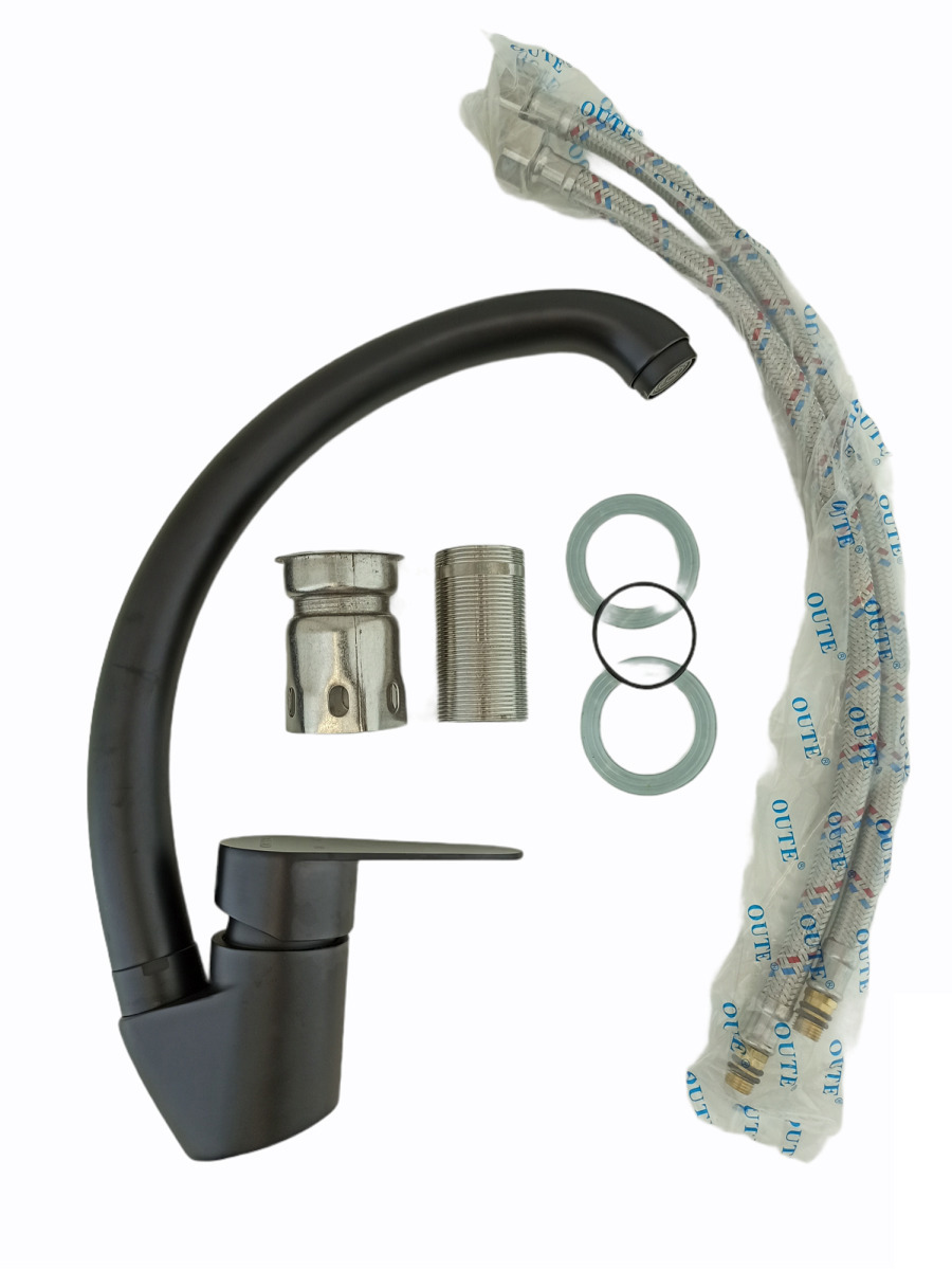 Изображение товара Однорычажный смеситель Oute T40513bk-300 излив 21 см цвет бежевый