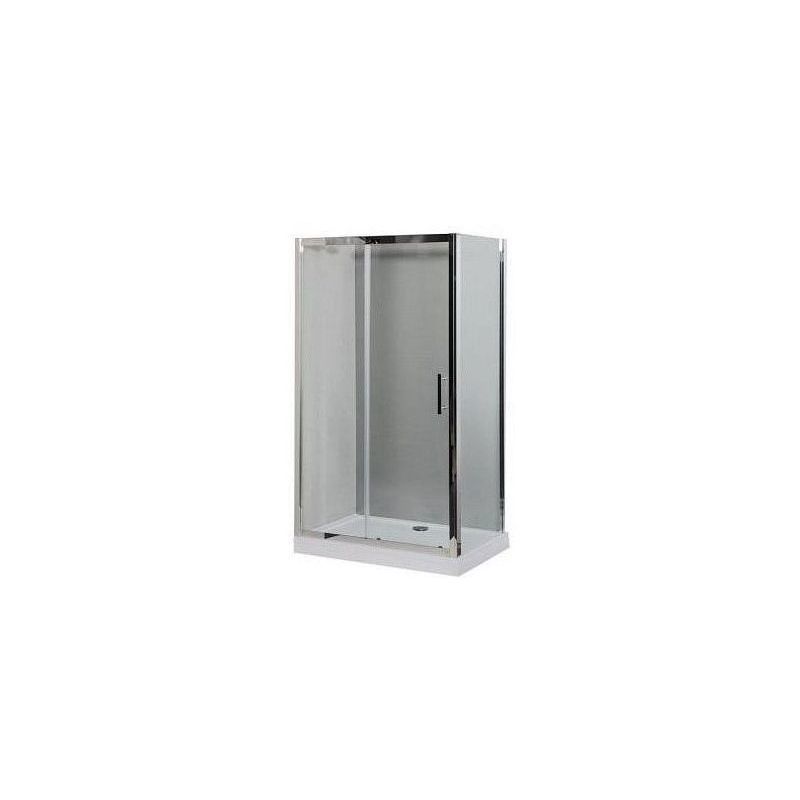 Изображение товара Душевой уголок Aquanet 00183213 прямоугольник 120x80см серебро профиль эффект стекла прозрачный
