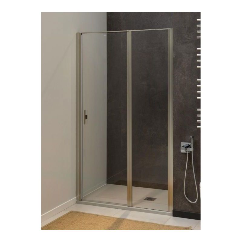 Изображение товара Душевая дверь Allen Brau Priority 100 прозрачное стекло распашная 200 см Германия