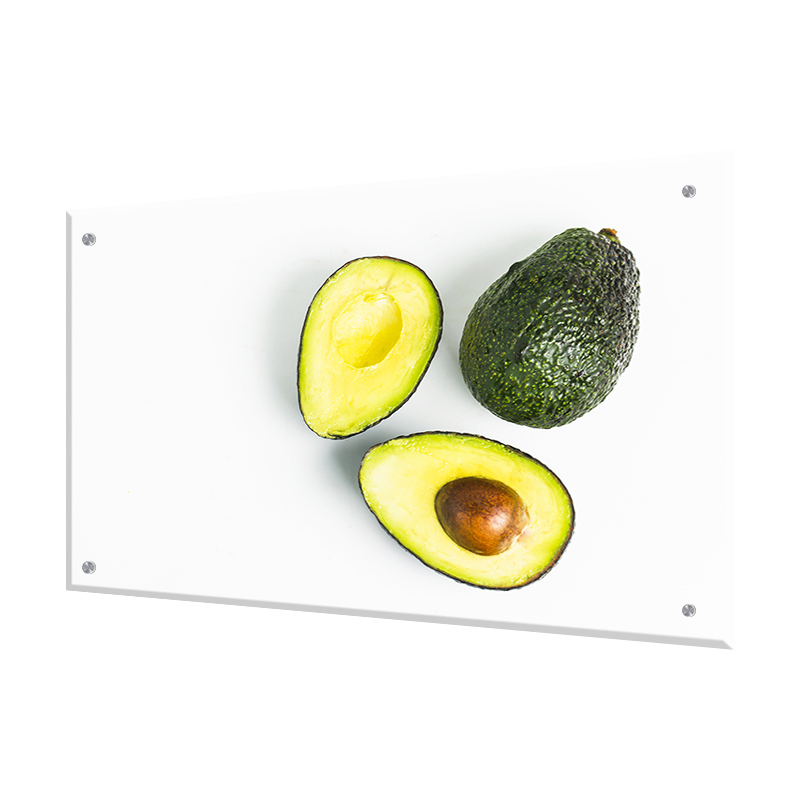 Изображение товара Защитный экран Borntoprint Авокадо 60x90 см из закаленного стекла для кухни
