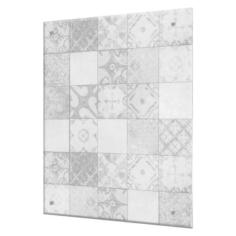 Изображение товара Защитный экран Borntoprint Старинная плитка 60x75x0.4 см закаленное стекло цвет прозрачный
