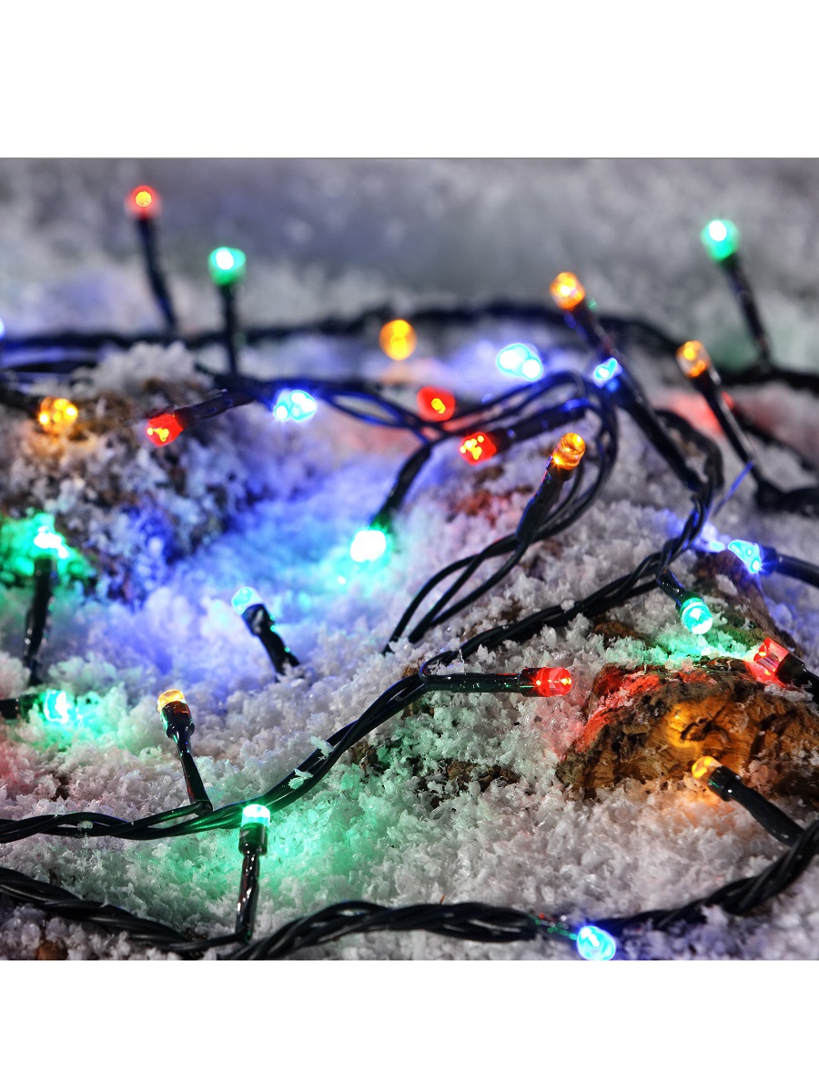 Изображение товара Электрогирлянда наружная Morozco Нить 6м 120LED разноцветная Э55570005
