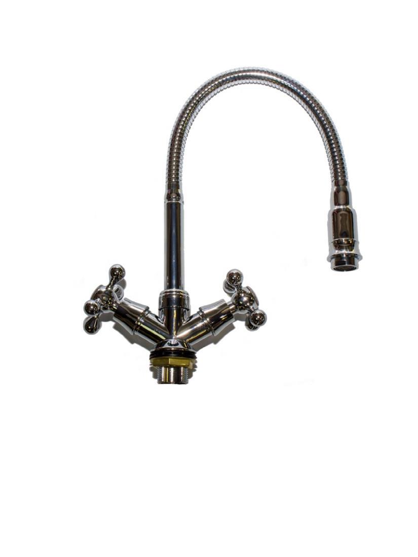 Изображение товара Двухвентильный смеситель D-lin D151810-Q цвет хром