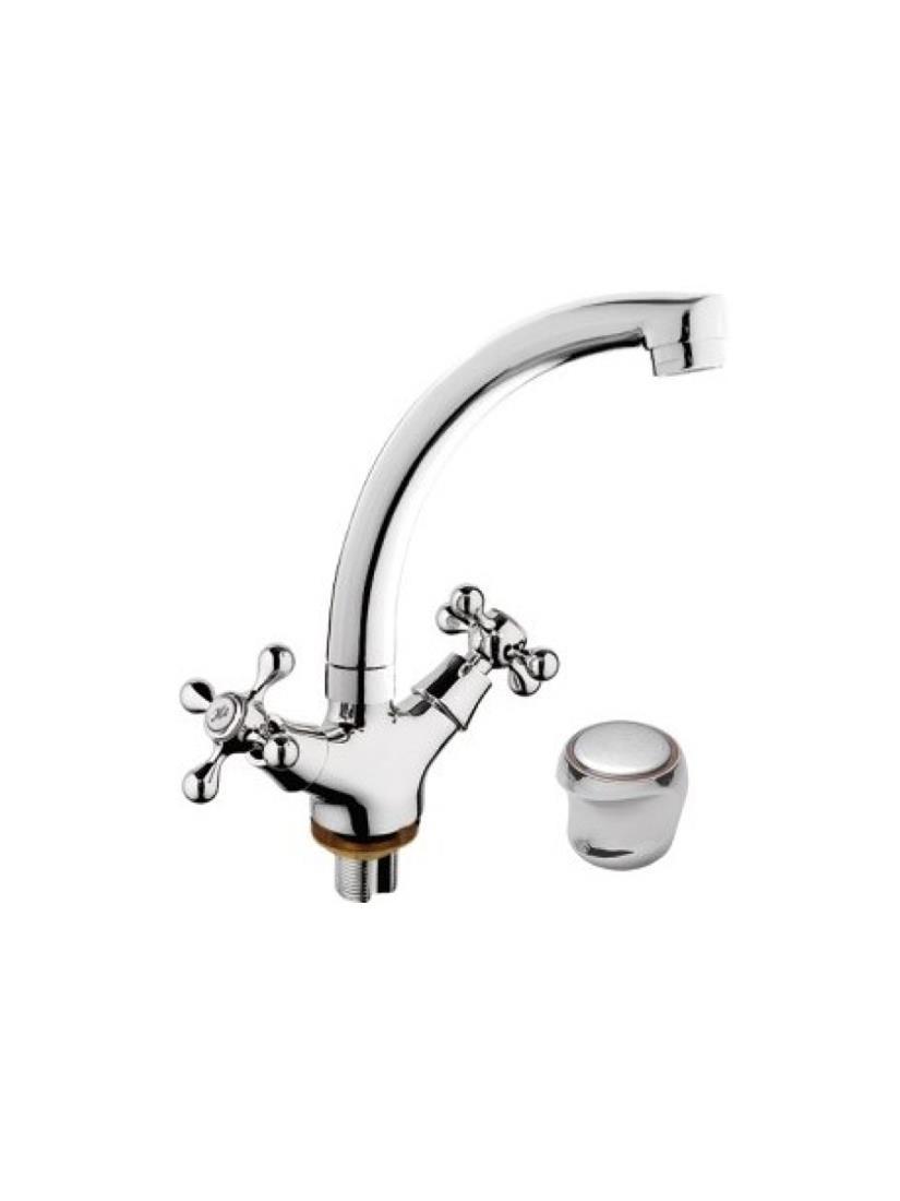 Изображение товара Двухвентильный смеситель D-lin D153811-B цвет хром