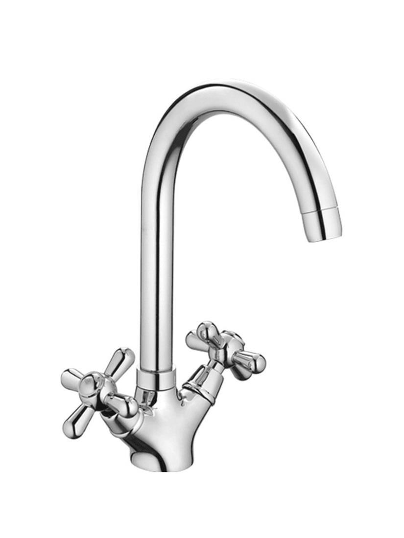 Изображение товара Двухвентильный смеситель D-lin D153811-E цвет хром