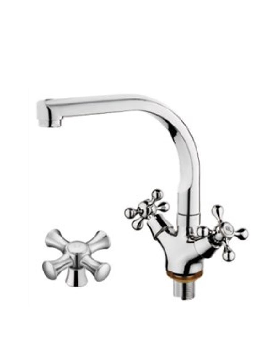 Изображение товара Двухвентильный смеситель D-lin D153825-M цвет хром