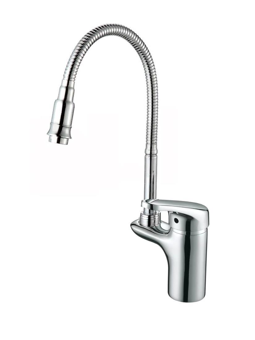 Изображение товара Однорычажный смеситель D-lin D155460-Q цвет хром