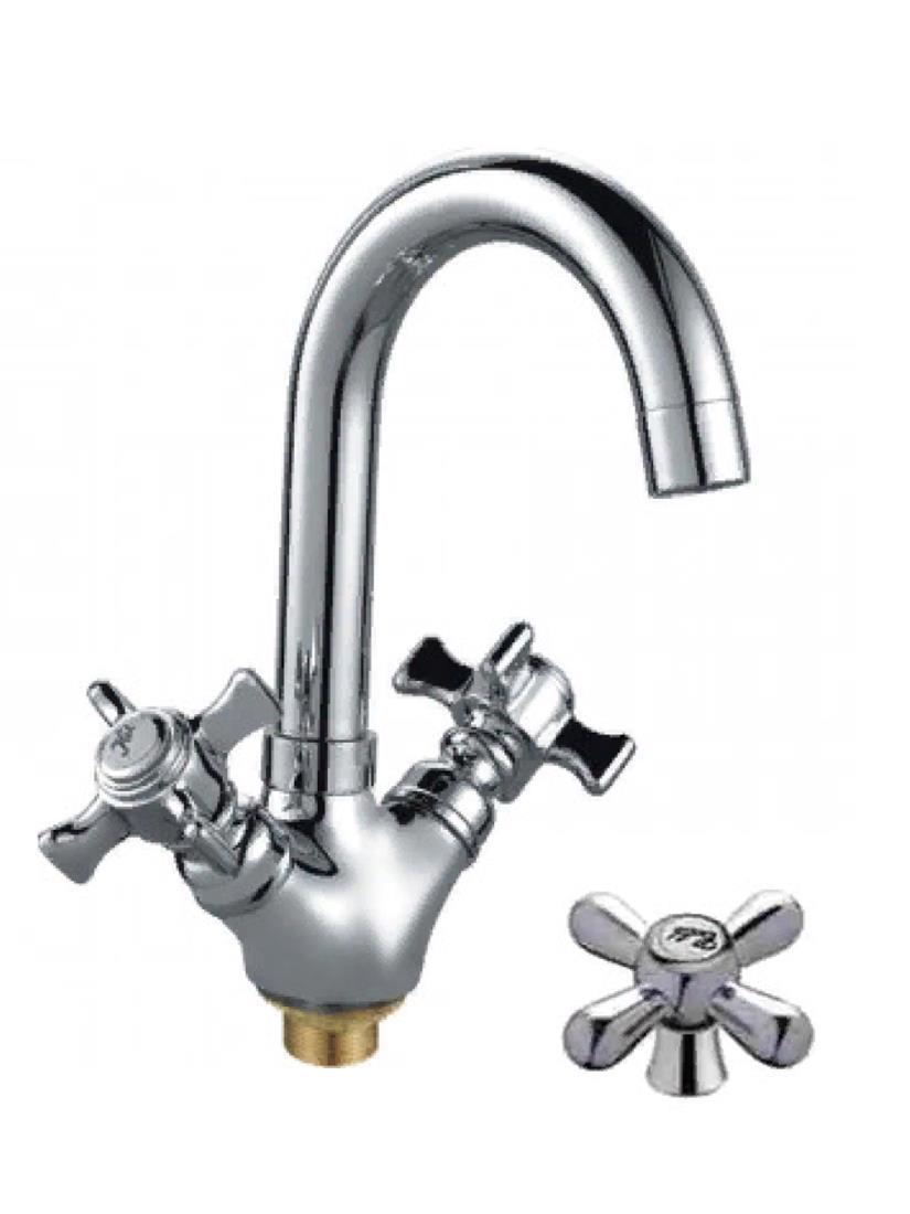 Изображение товара Двухвентильный смеситель D-lin D156819 цвет хром