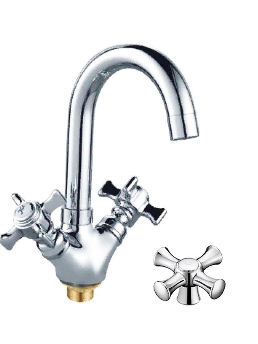 Изображение товара Смеситель D-LIN D156825-D двухвентильный хром